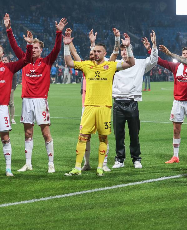 Die Mannschaft von Fortuna Düsseldorf.