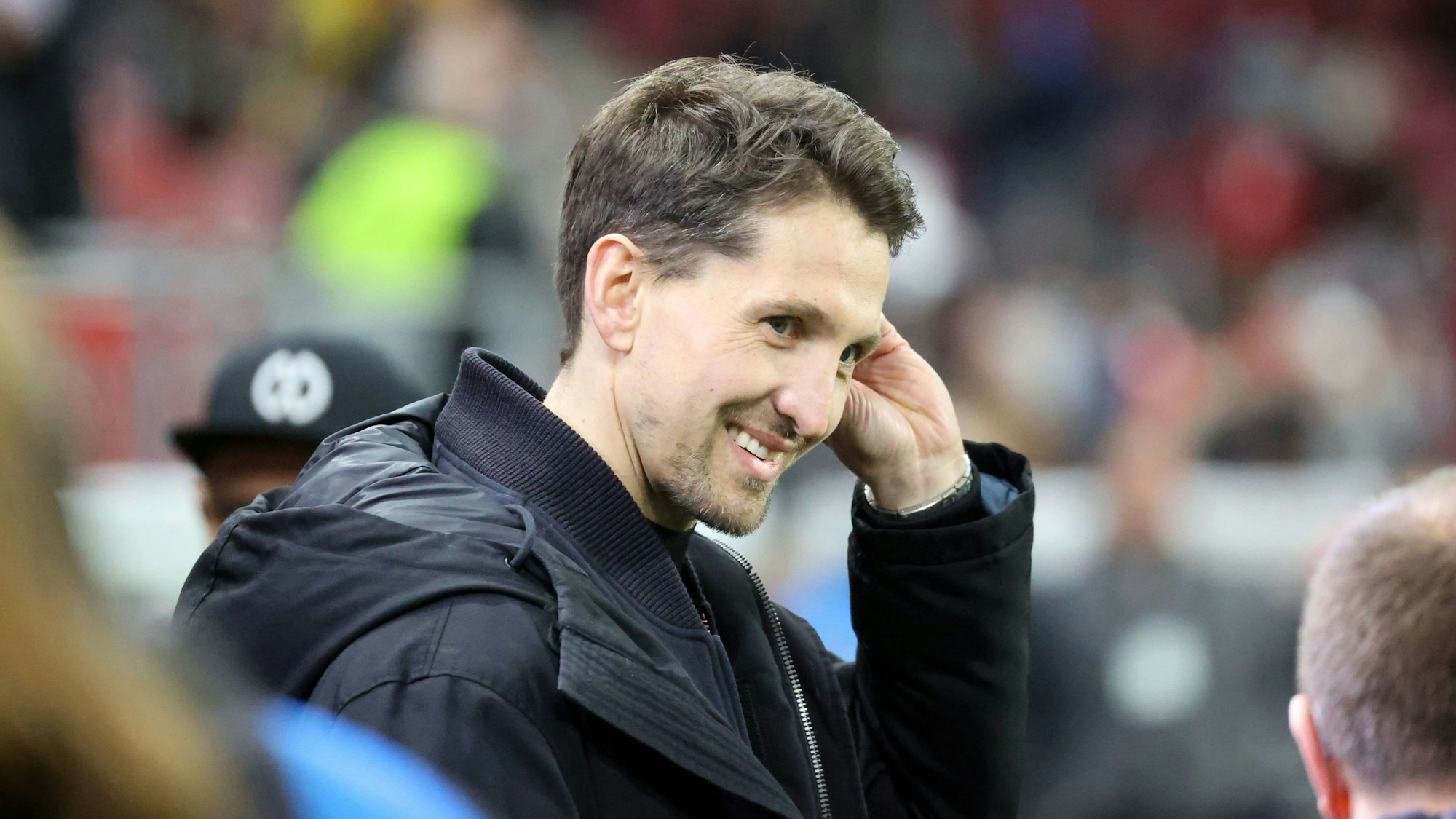 René Adler bei einem TV-Auftritt im ZDF.