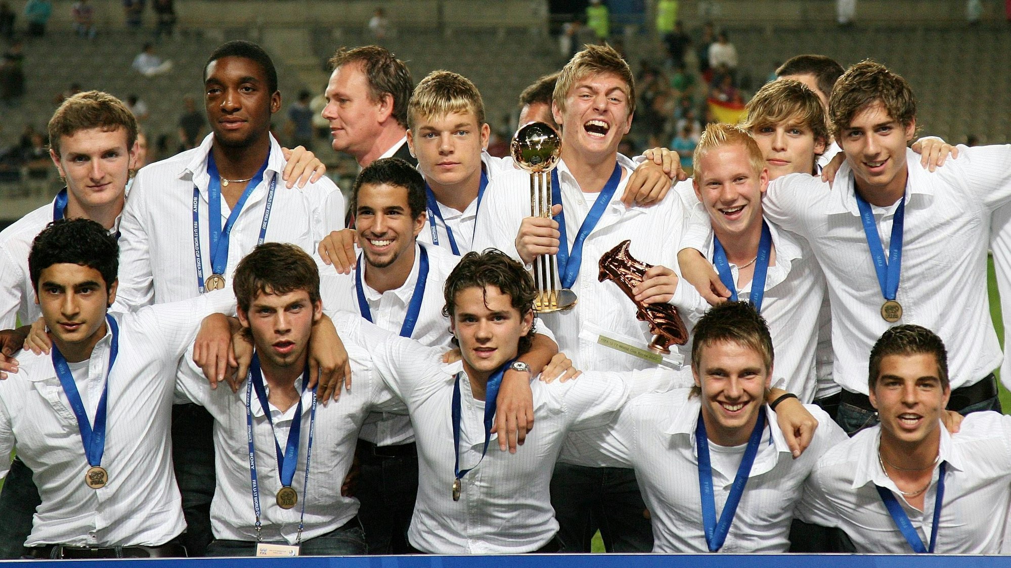 Die deutschen U17-Junioren bei der WM 2007.