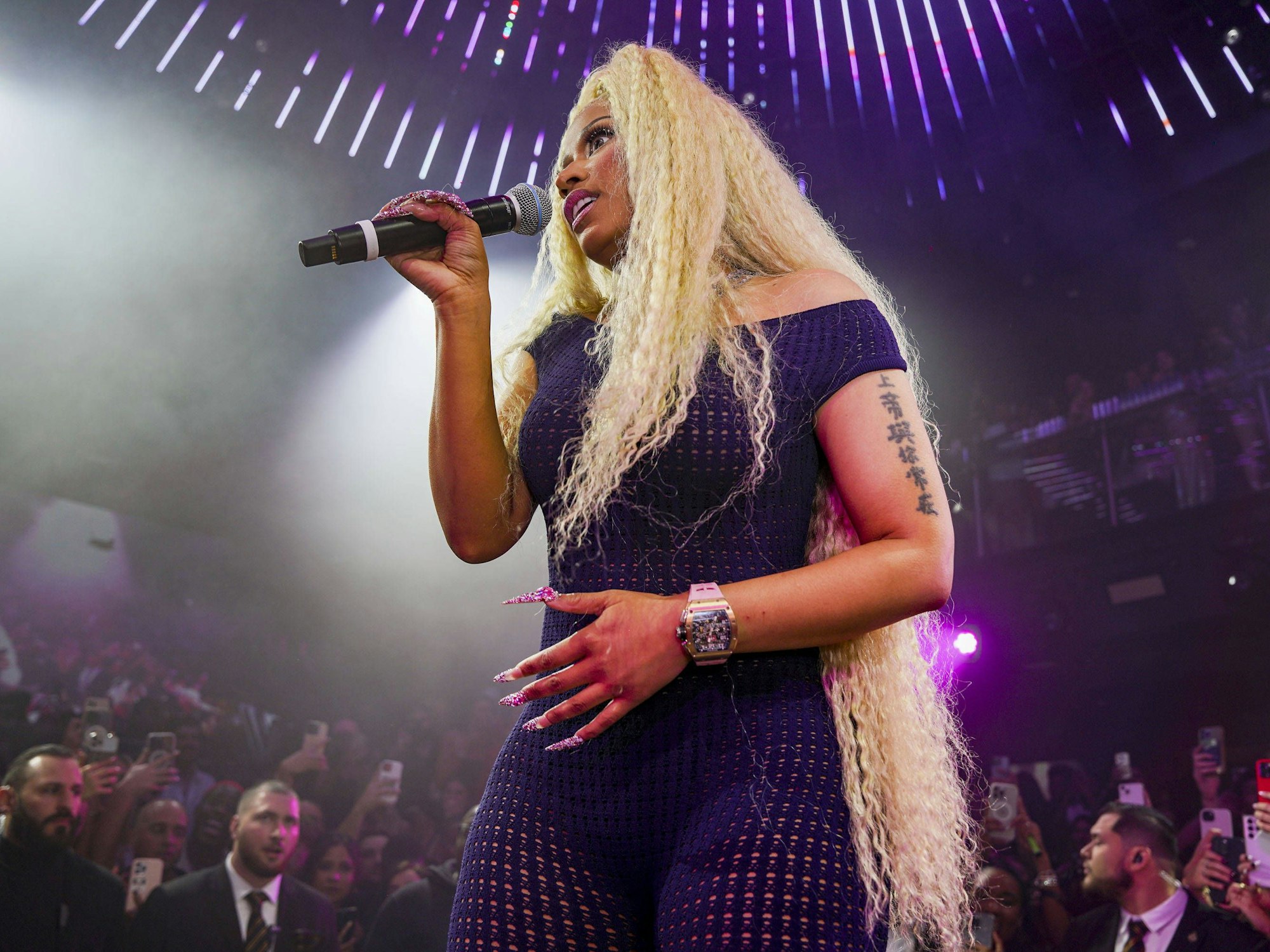 Nicki Minaj bei einem Auftritt.