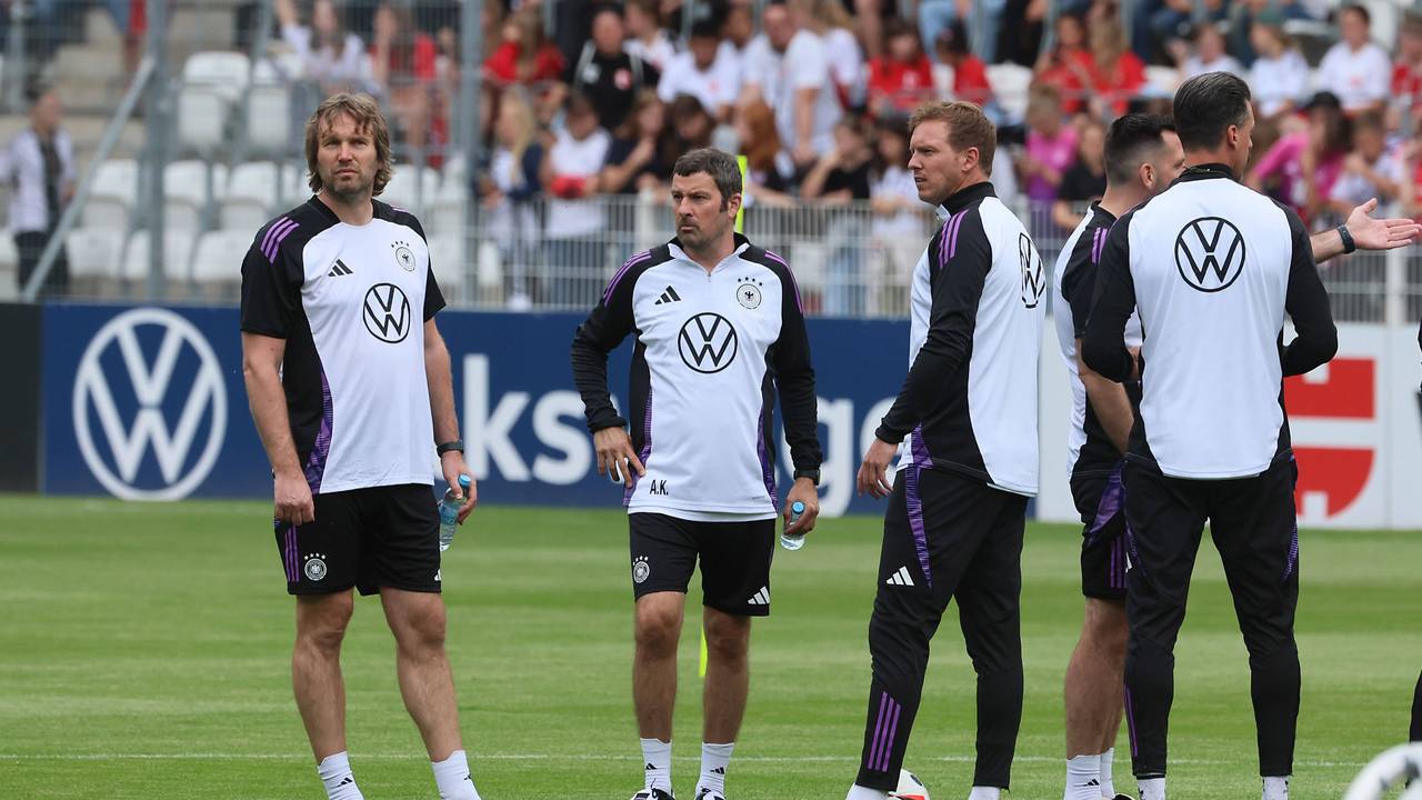 Training der deutschen Nationalmannschaft im Rahmen des Trainingslager in Blankenhain/Thüringen.
