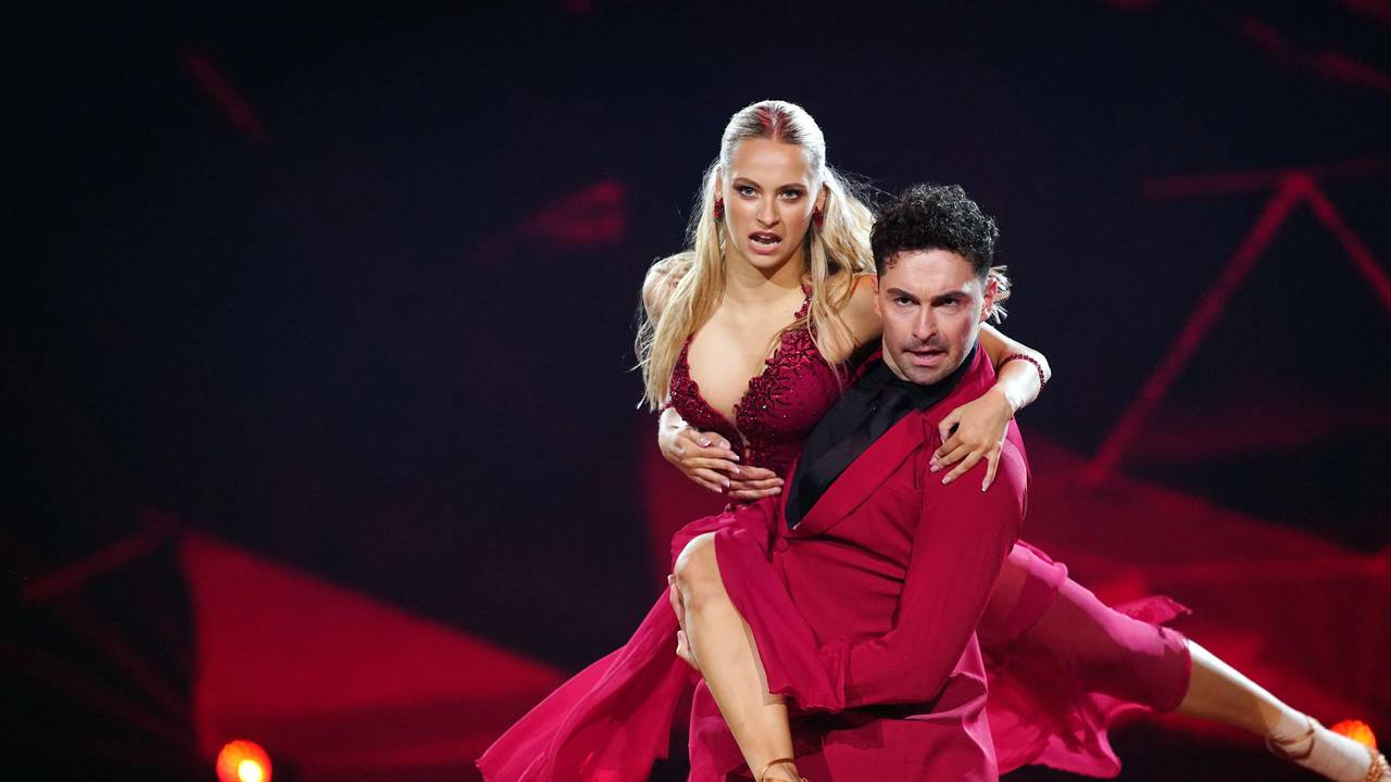 Adeline Kastalion und Andrzej Cibis mit ihrer Kür