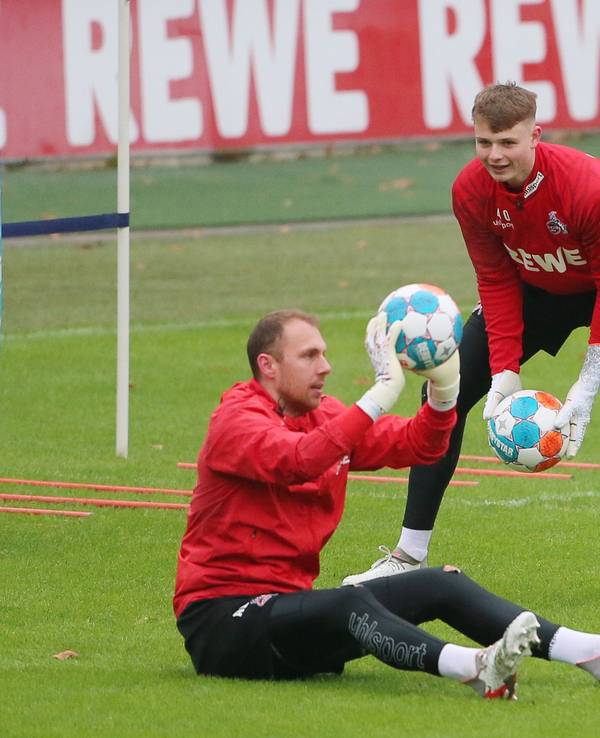 Marvin Schwäbe (links) und Jonas Urbig im Januar 2022 beim gemeinsamen Training.