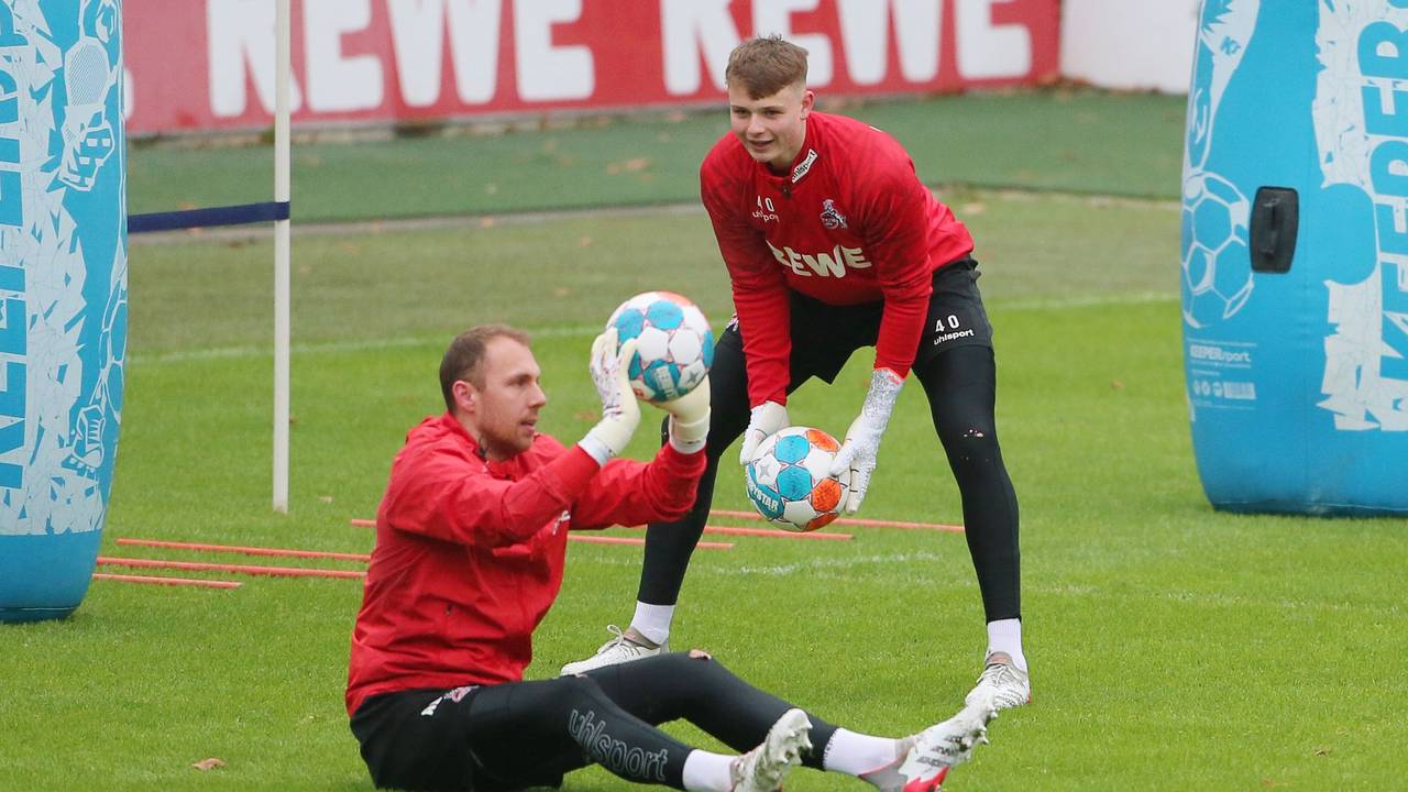 Marvin Schwäbe (links) und Jonas Urbig im Januar 2022 beim gemeinsamen Training.