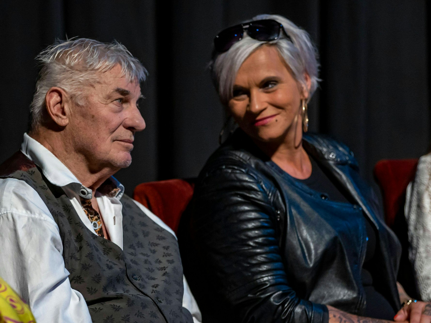 Heinz Hoenig und Ehefrau Annika Kärsten-Hoenig im Theater am Marientor in Duisburg