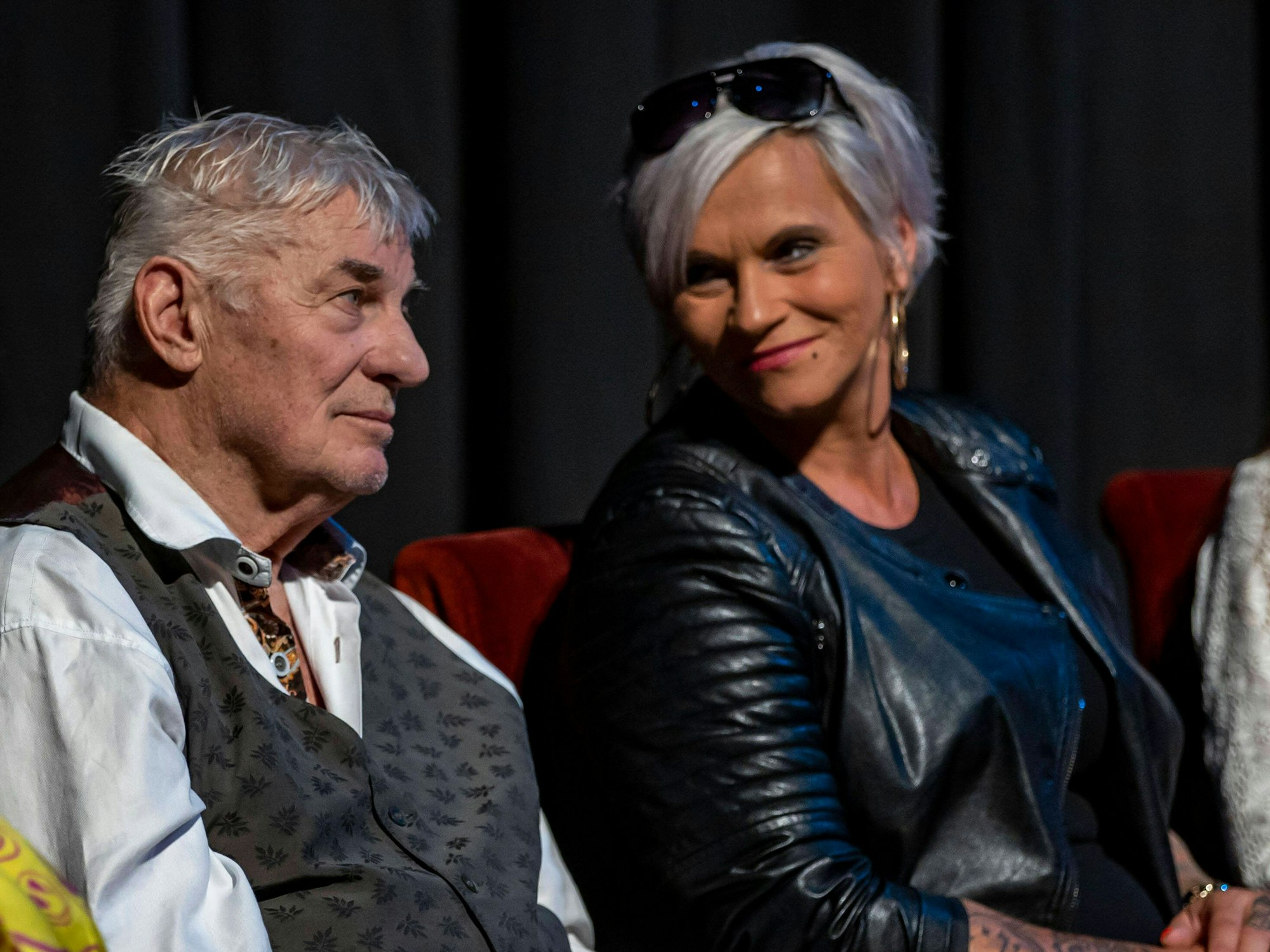 Heinz Hoenig und Ehefrau Annika Kärsten-Hoenig im Theater am Marientor in Duisburg