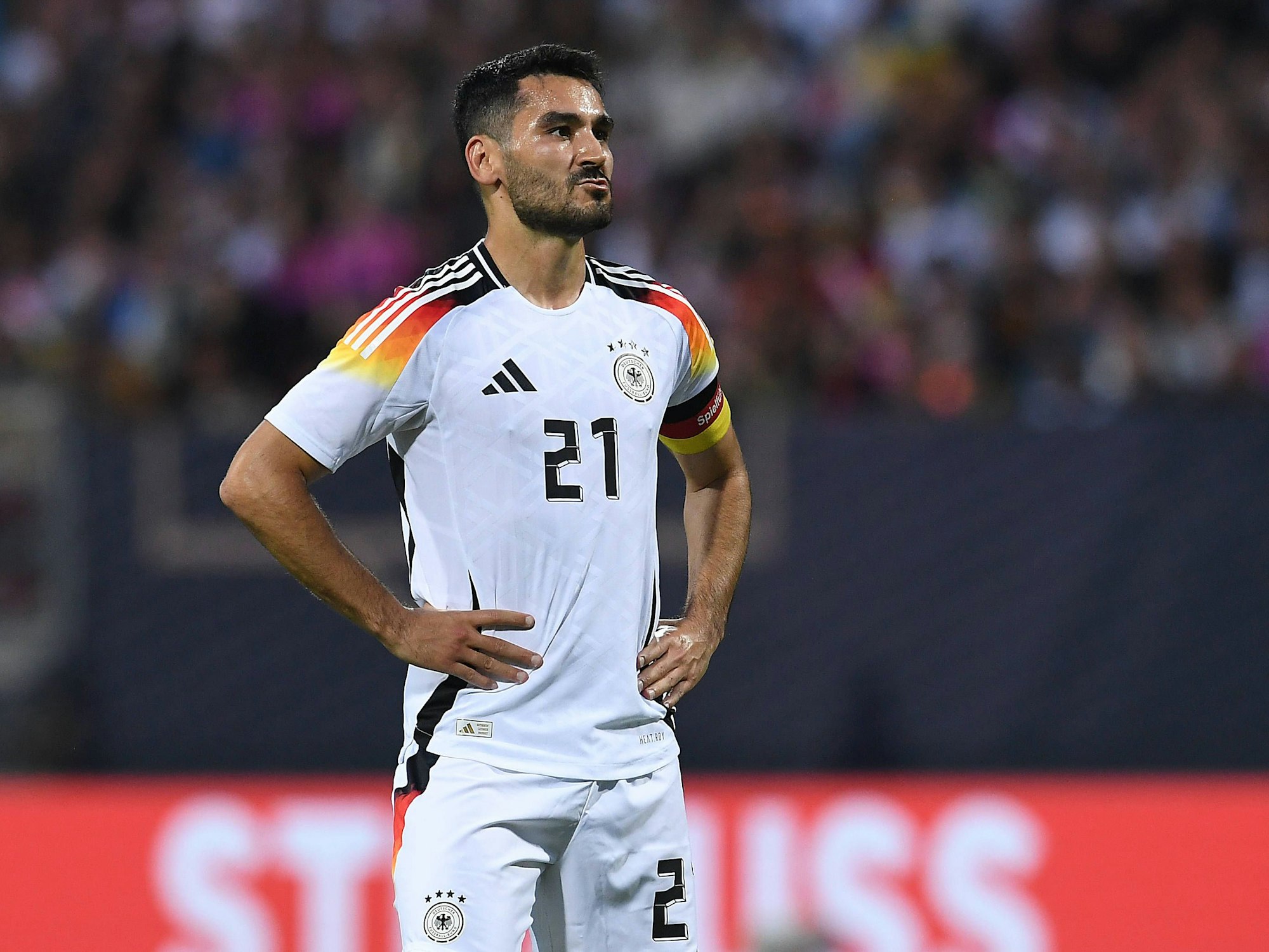 Ilkay Gündogan beim Testspiel der DFB-Elf gegen die Ukraine am 3. Juni 2024.