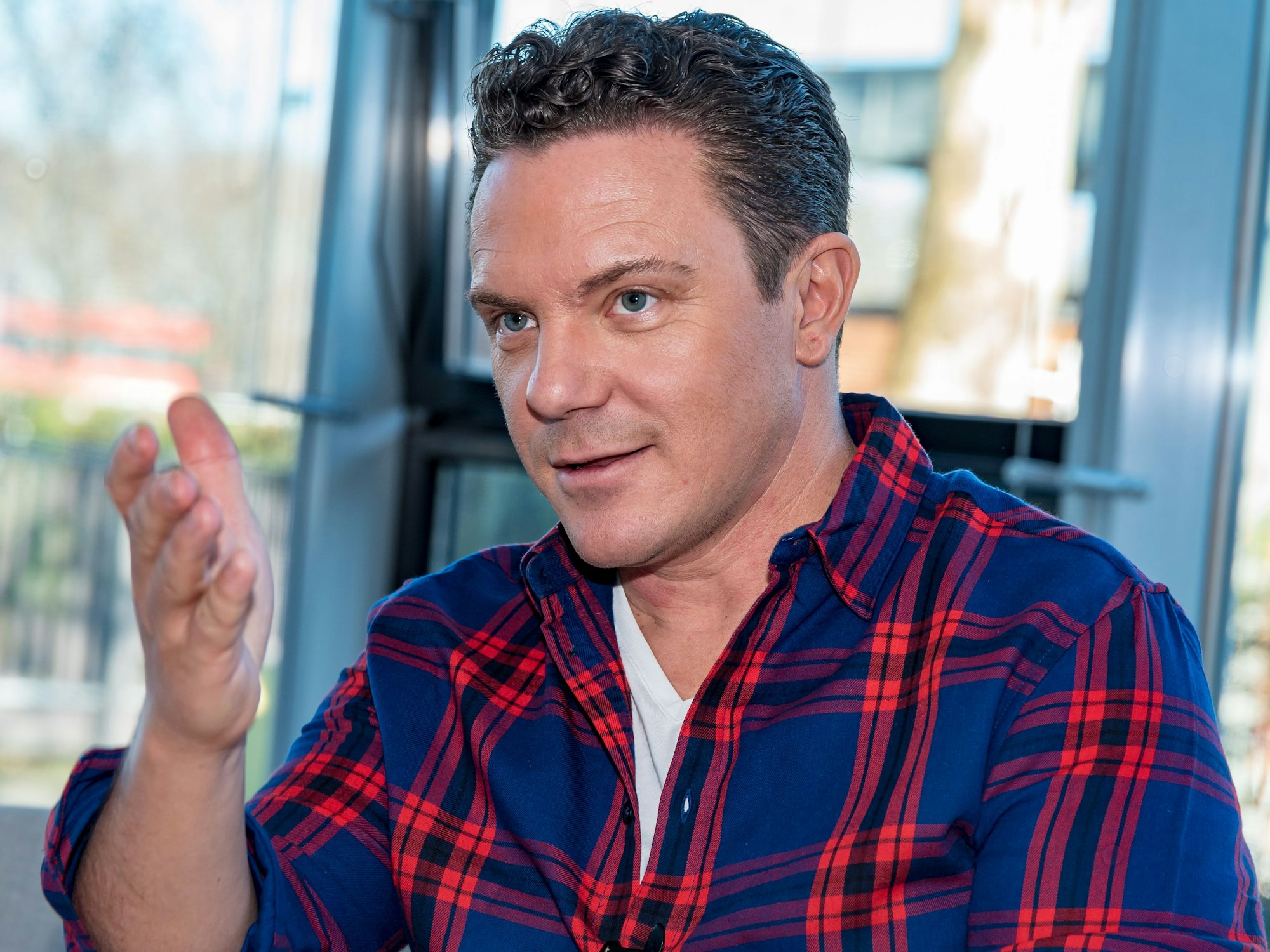 Köln Redaktionsbesuch NDH Verlagshaus Interview Talk Gespräch Doppel-Interview mit Stefan Mross