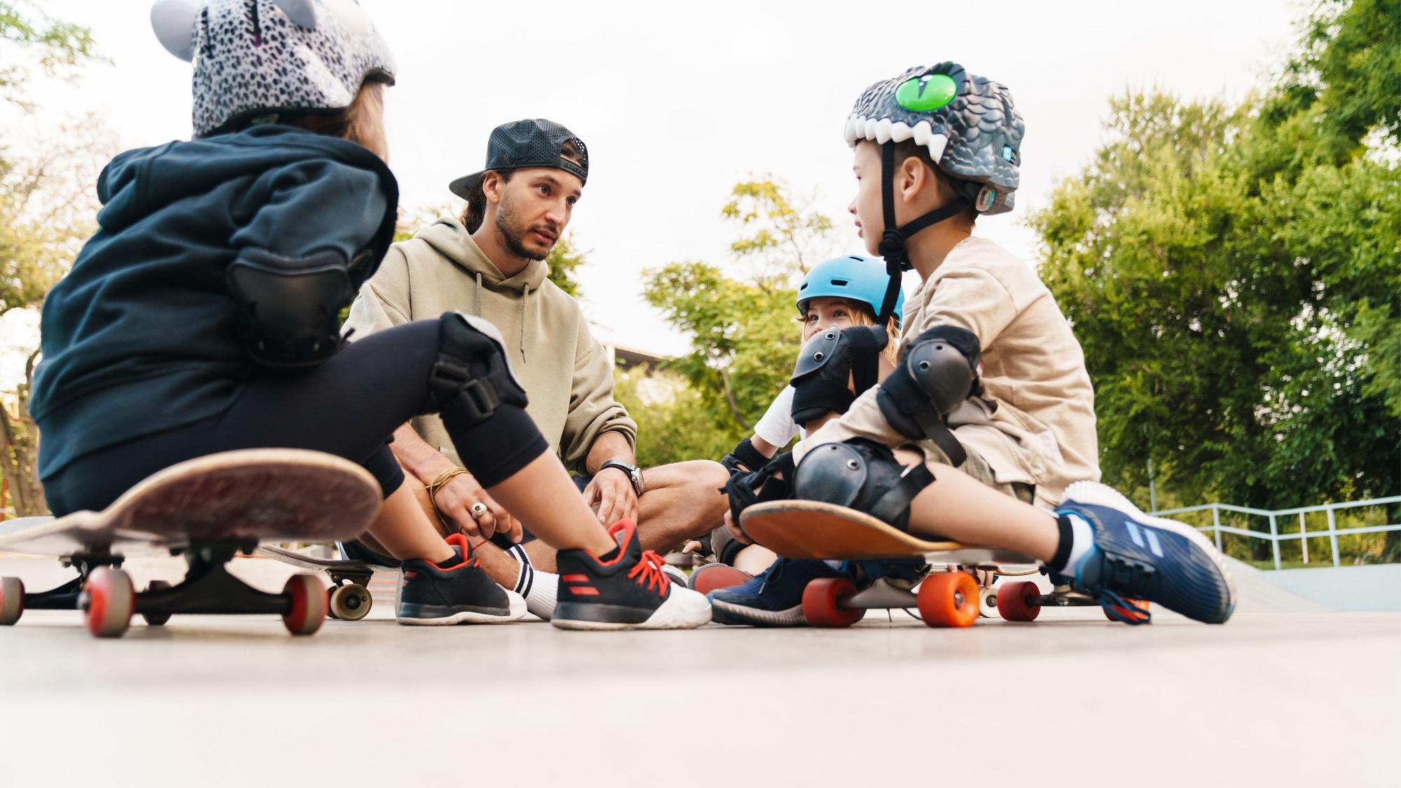 Skater beim Projekt „x4kids“.
