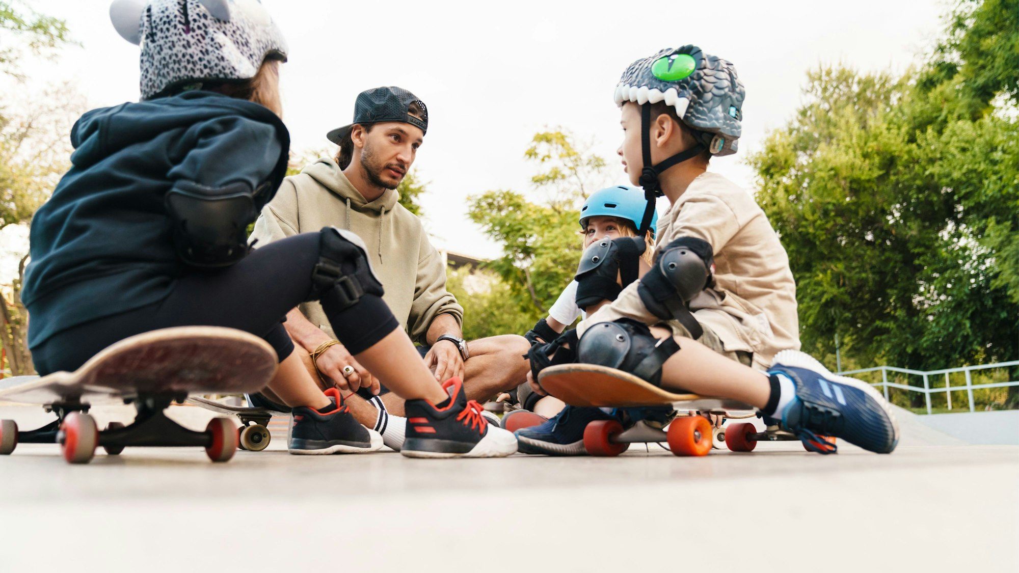 Skater beim Projekt „x4kids“.