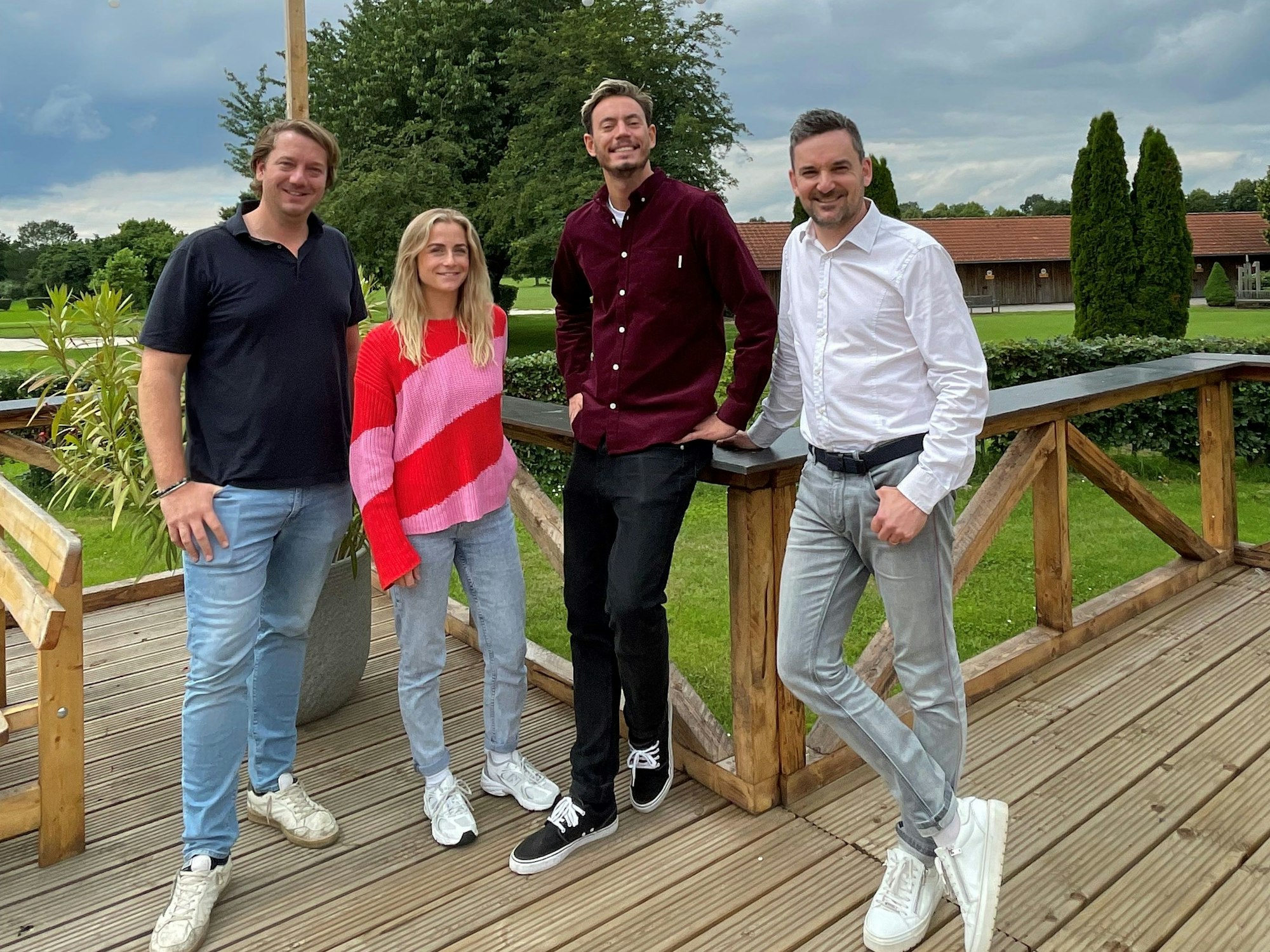 Das Team von x4kids am Gut Clarenhof.