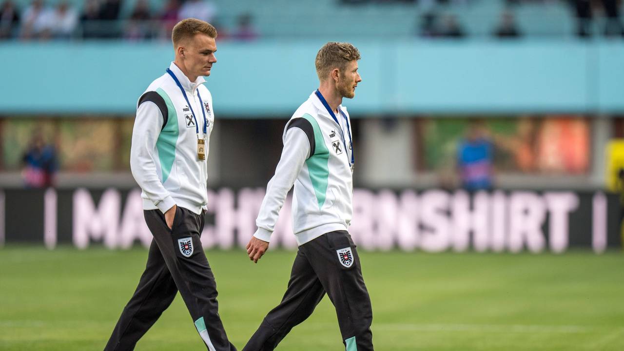 Philipp Lienhart und Florian Kainz bei der österreichischen Nationalmannschaft.