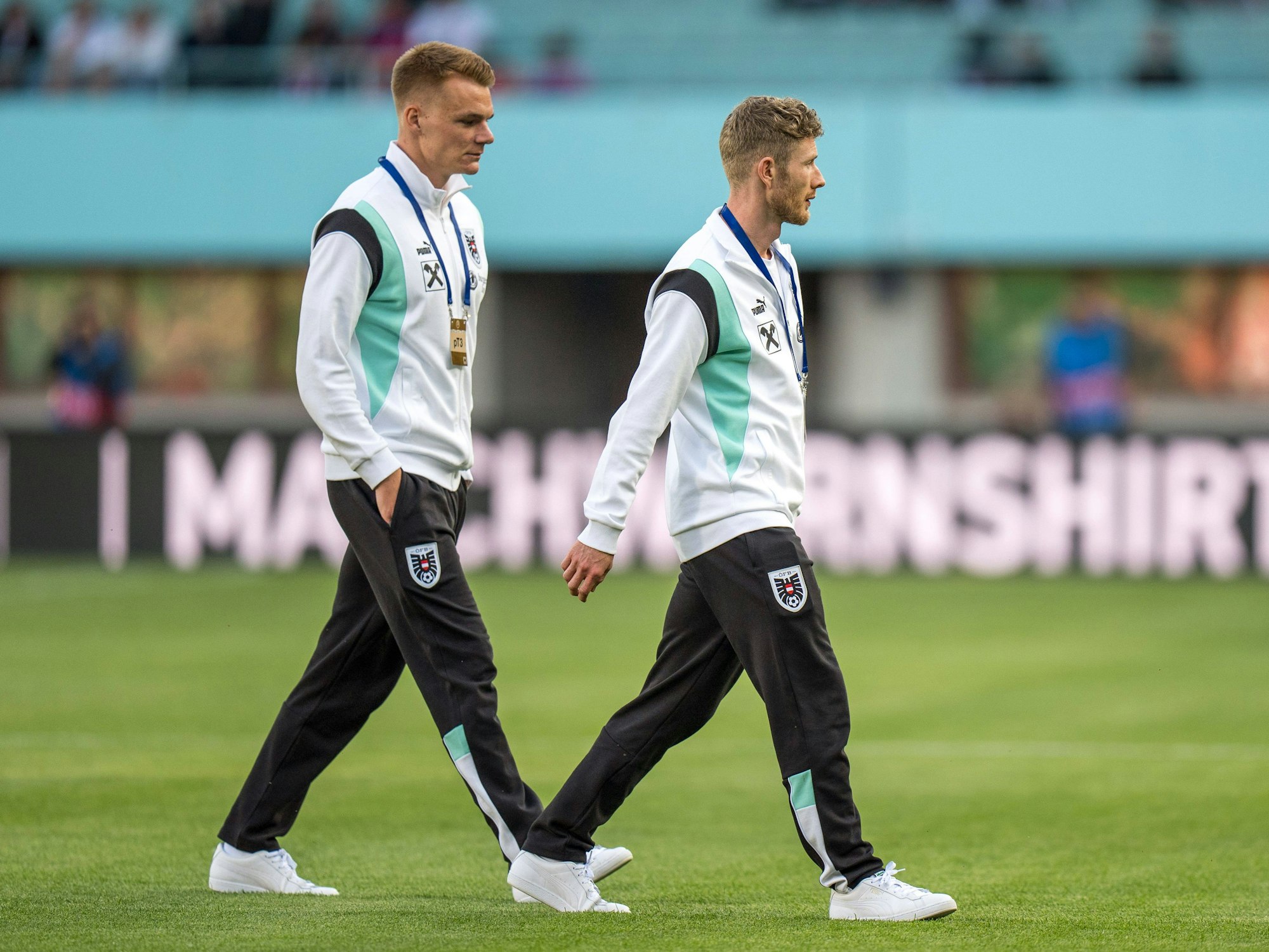 Philipp Lienhart und Florian Kainz bei der österreichischen Nationalmannschaft.