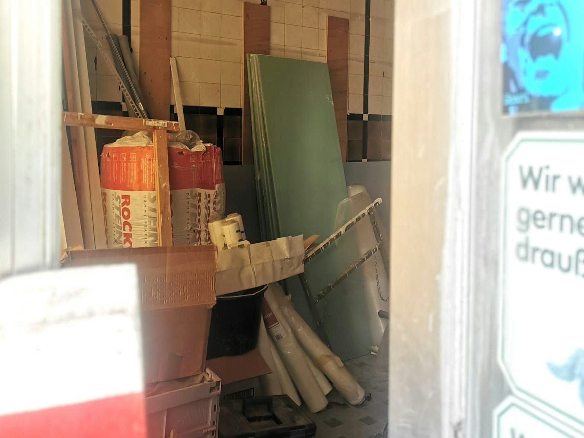 Blick in die ehemalige Metzgerei Kuske