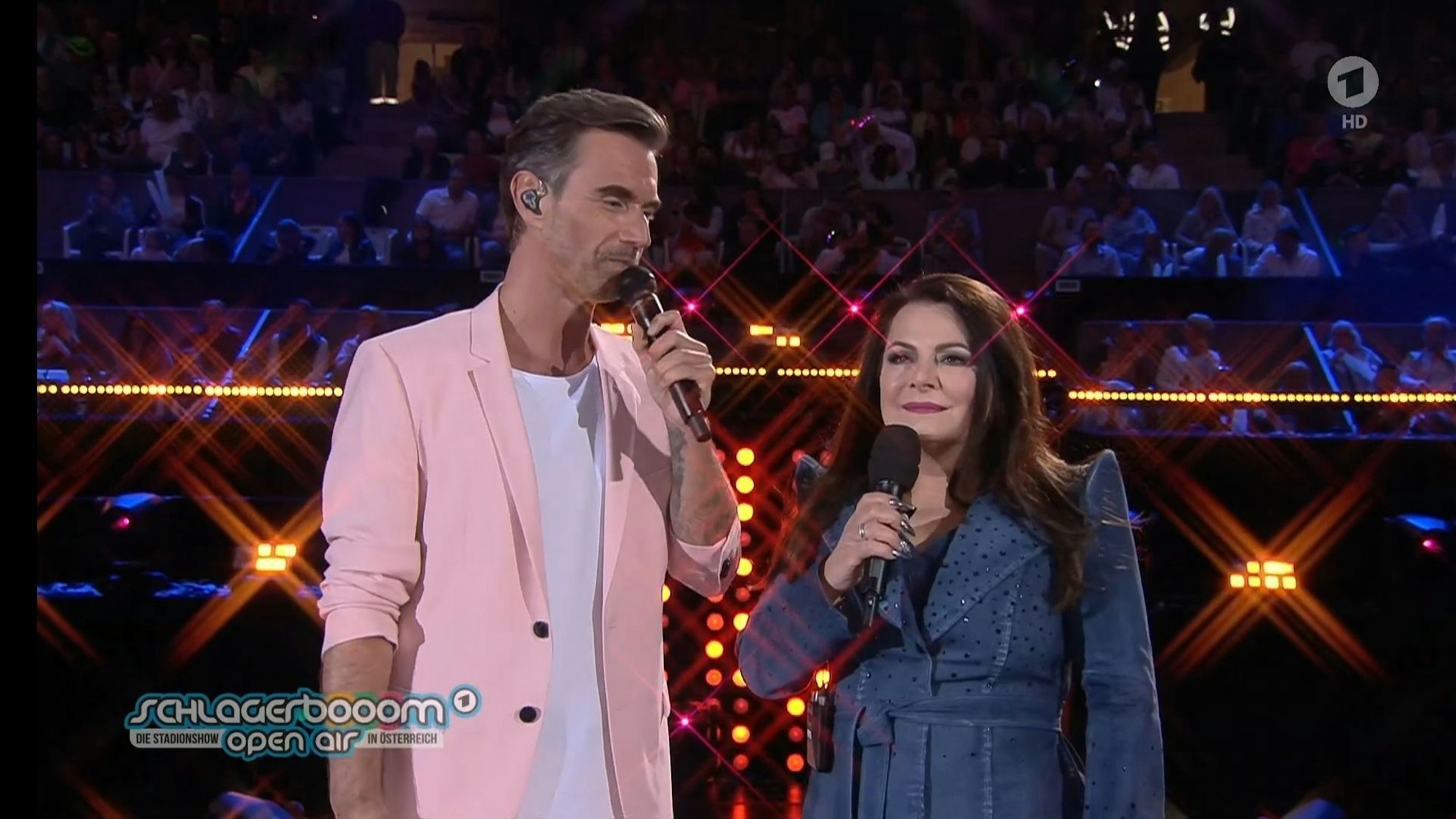 Florian Silbereisen und Marianne Rosenberg beim Schlagerboom. Screenshot erstellt am 8. Juni zum Zwecke der Berichterstattung.