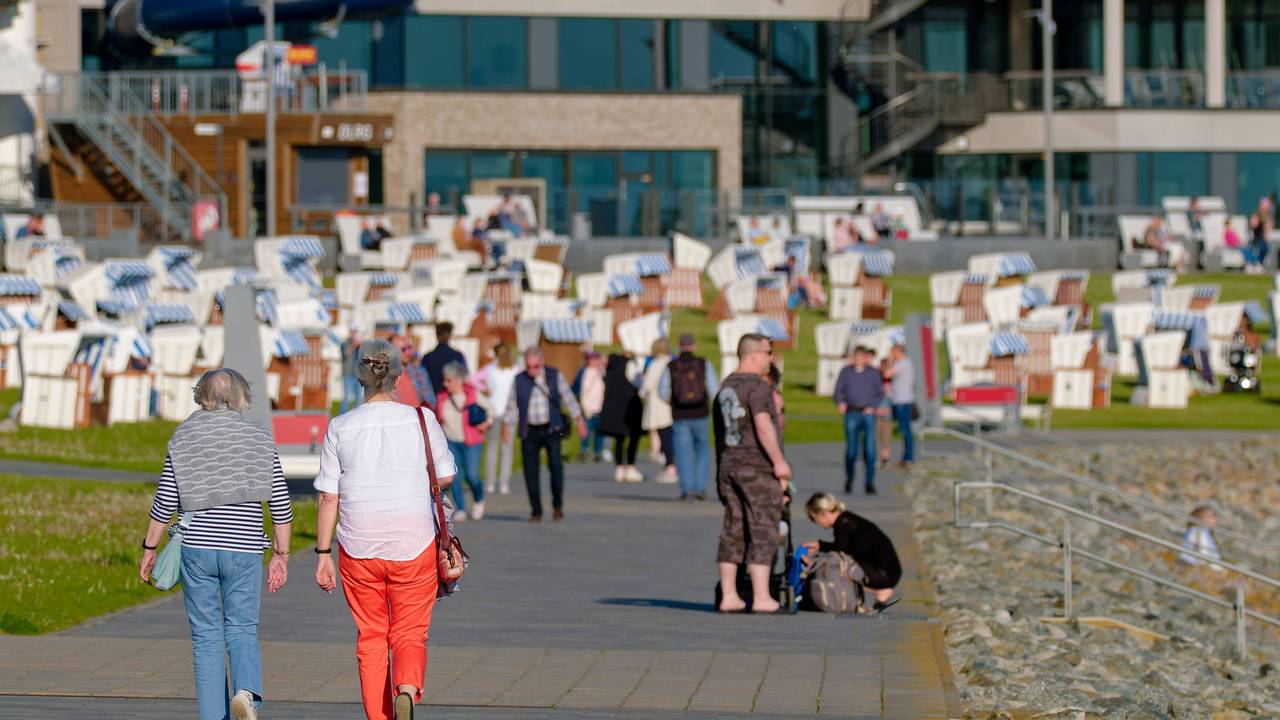 Der Stranddeich in Büsum