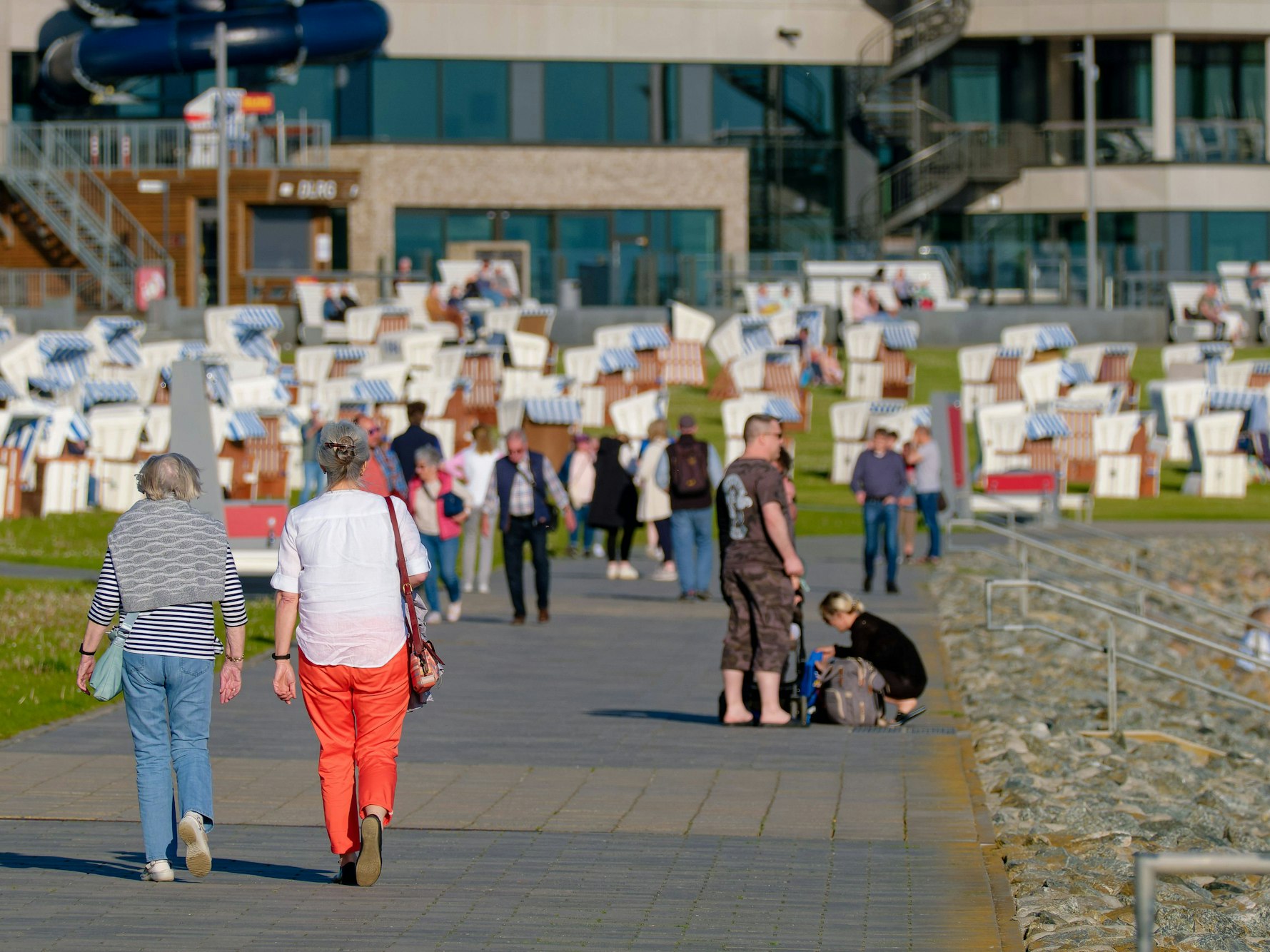 Der Stranddeich in Büsum