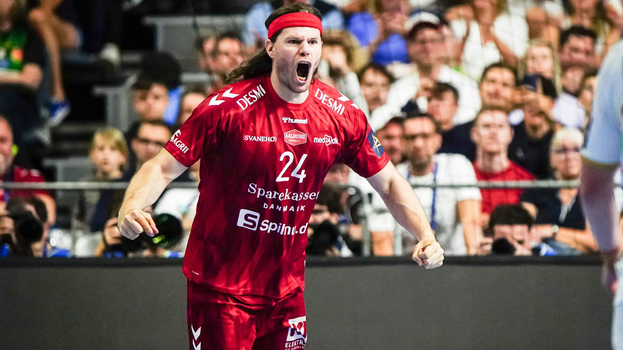 Torjubel von Mikkel Hansen in Köln.