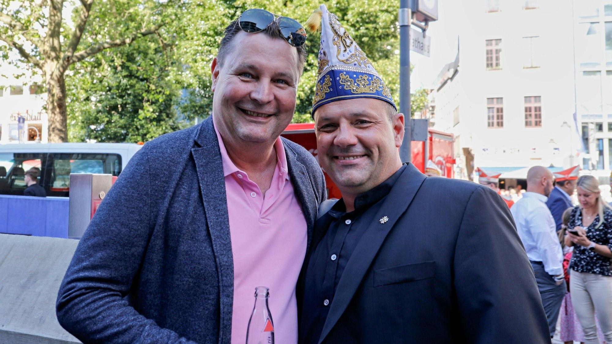 Rüdiger Schlott mit Björn Griesemann.