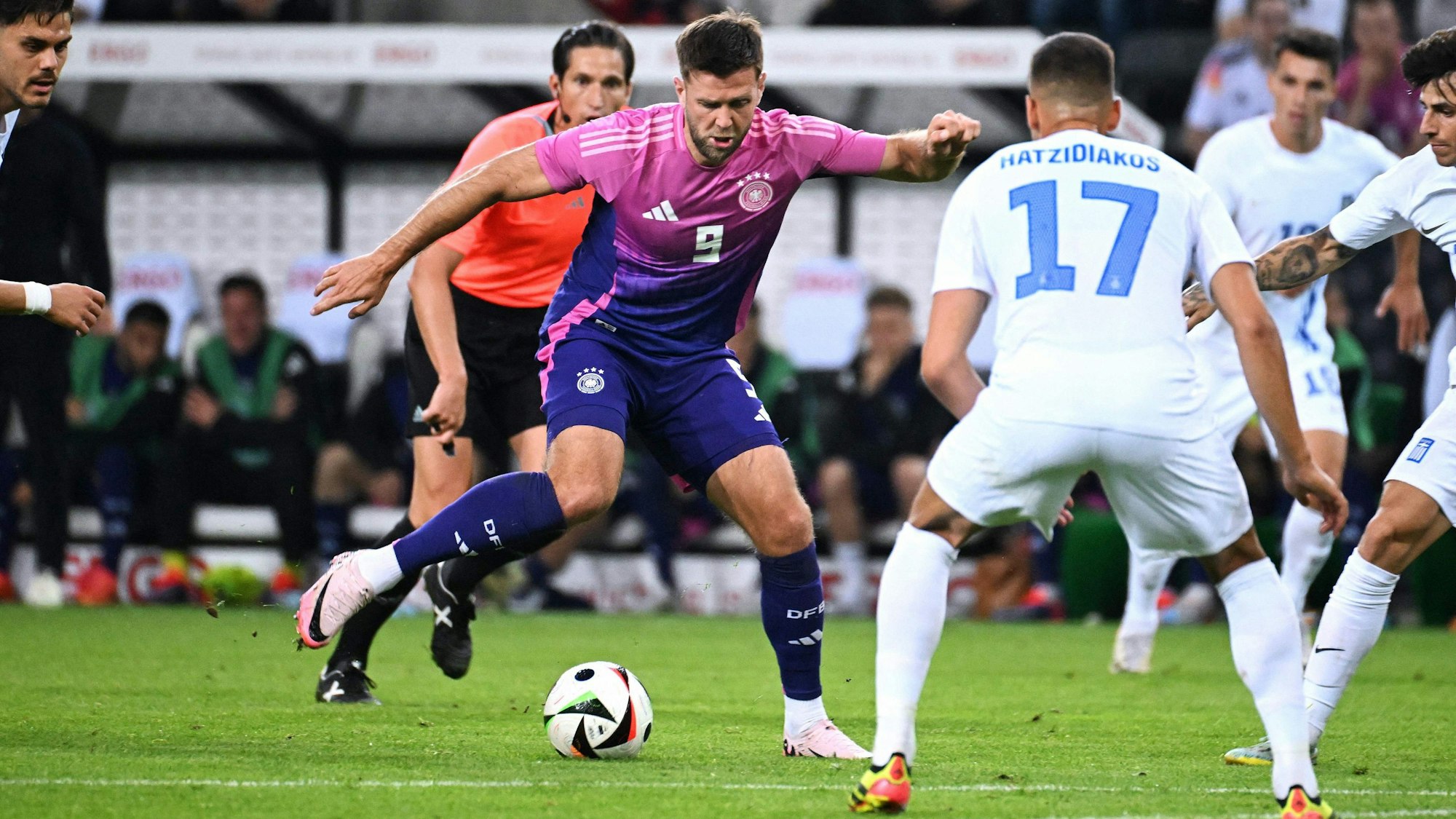 Niclas Füllkrug im Länderspiel gegen Griechenland.