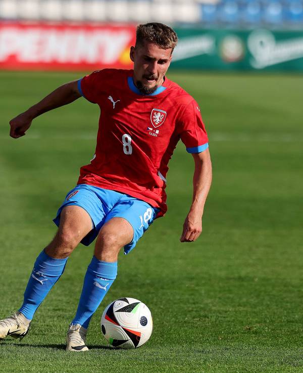 Michal Sadilek am Ball.