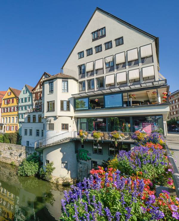 Das Neckar-Ufer in Tübingen.