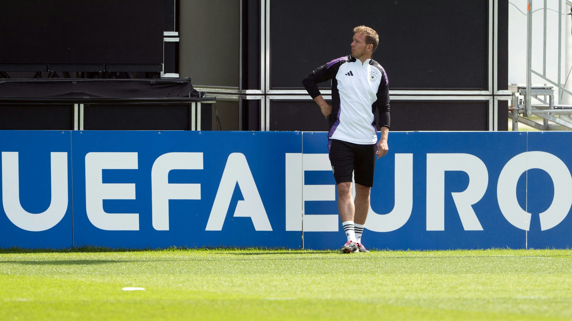 Julian Nagelsmann am 13. Juni 2024 beim Training der deutschen Nationalmannschaft vor der EM 2024.
