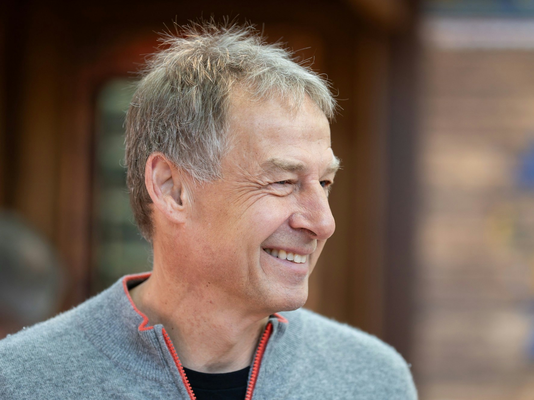 Jürgen Klinsmann beim Treffen der Spieler.