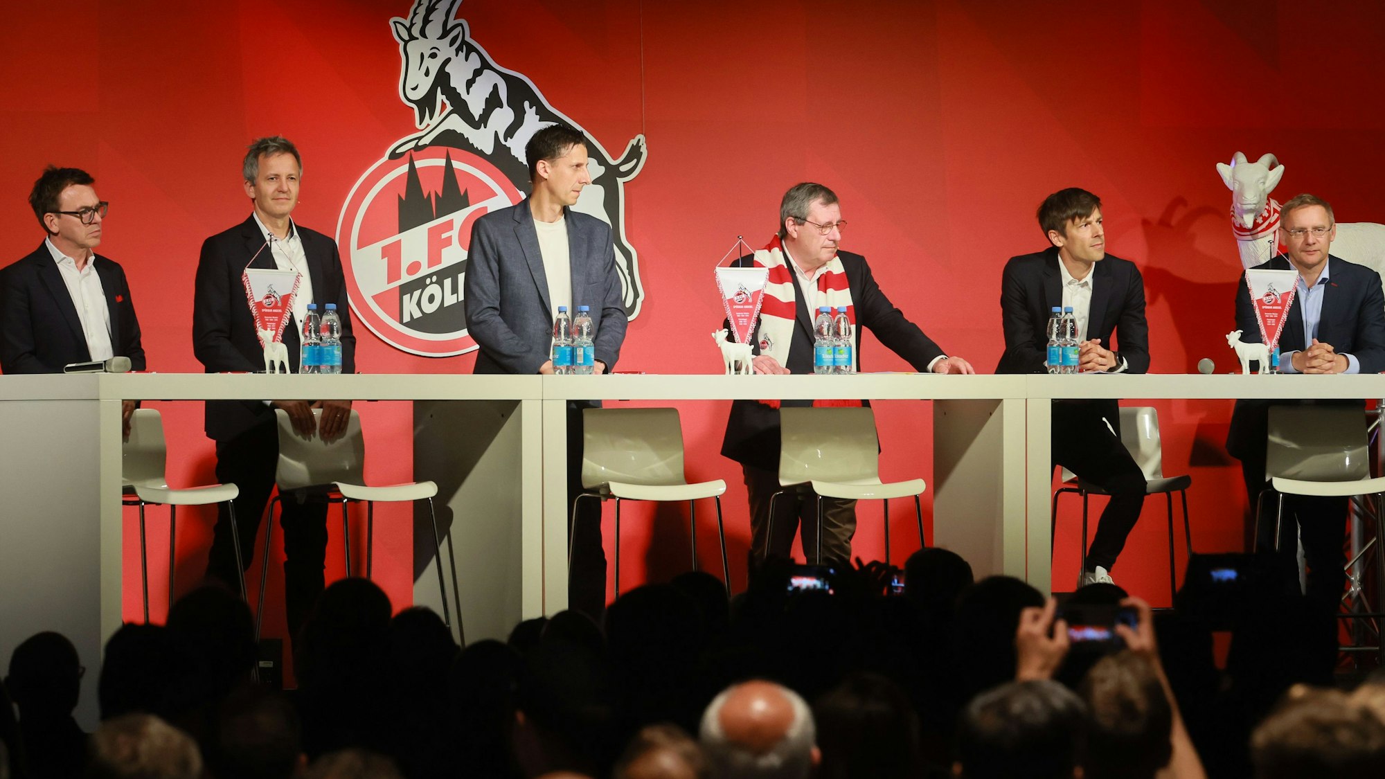 1. FC Köln, MMC-Studios, Mitgliederstammtisch mit Markus Rejek, Philipp Türoff, Christian Keller, Werner Wolf, Carsten Wettich, Eckhard Sauren.
