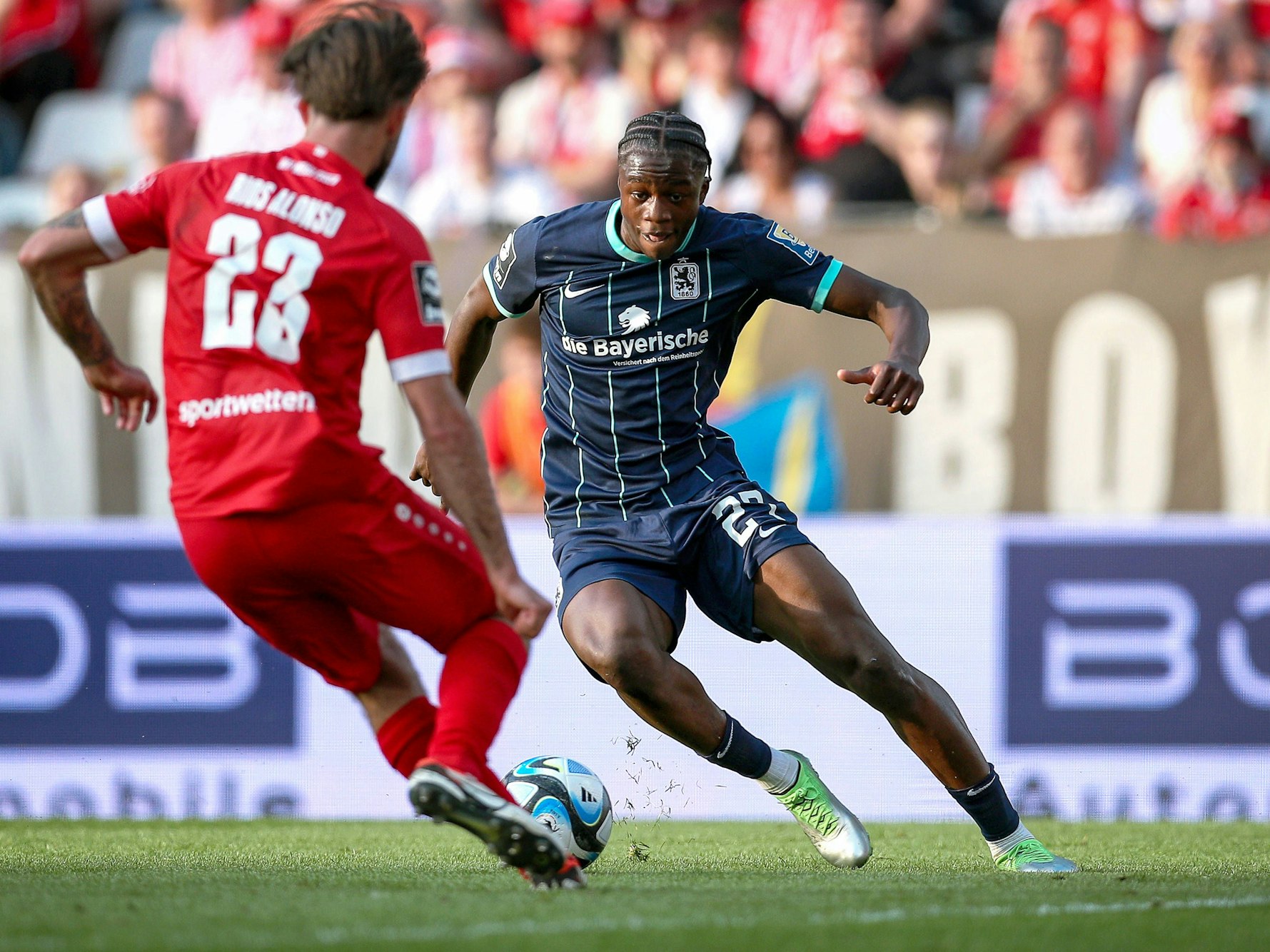 Mansour Ouro-Tagba in Aktion.