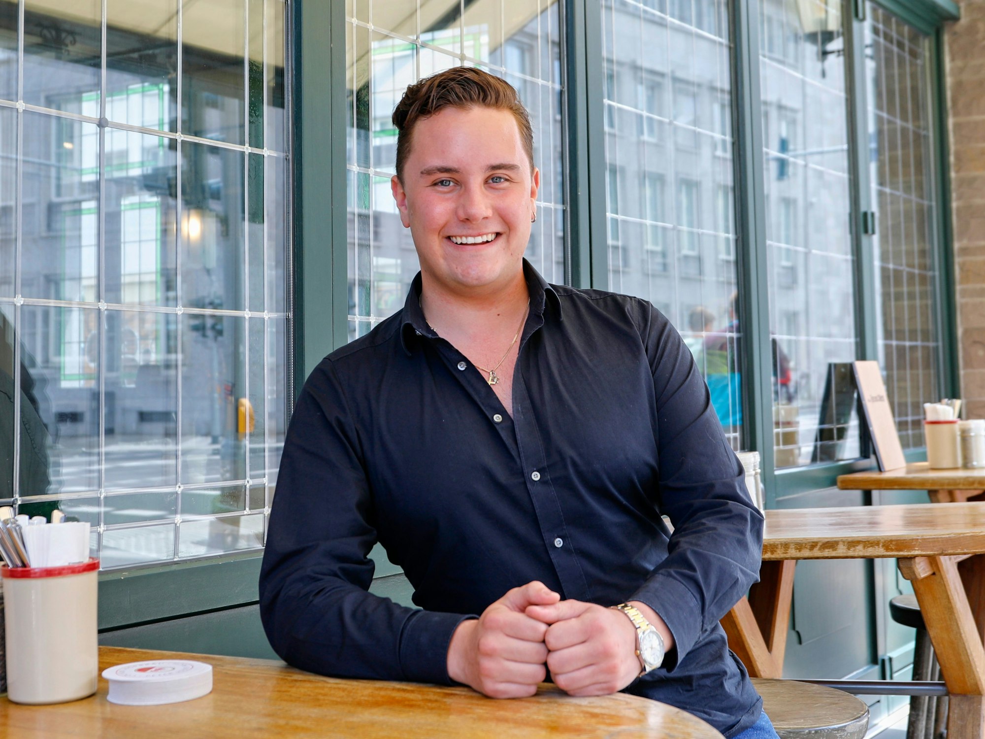 Sänger Benni Prinz aus Köln.