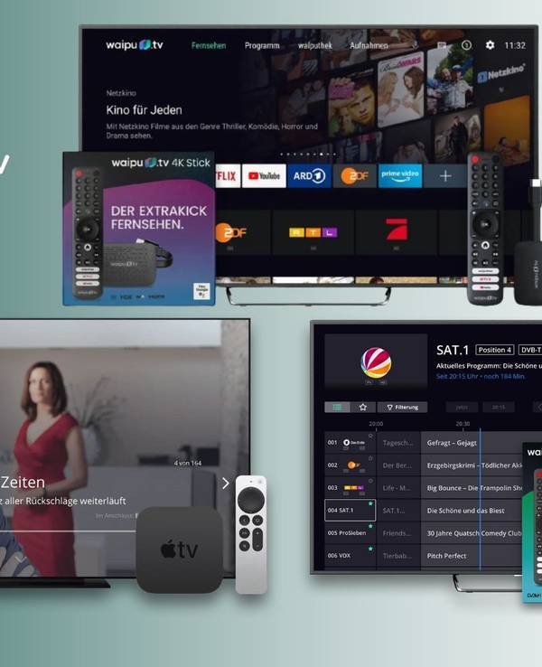 Waipu.tv auf allen Geräten streamen, 12 Monate Perfect Plus gratis