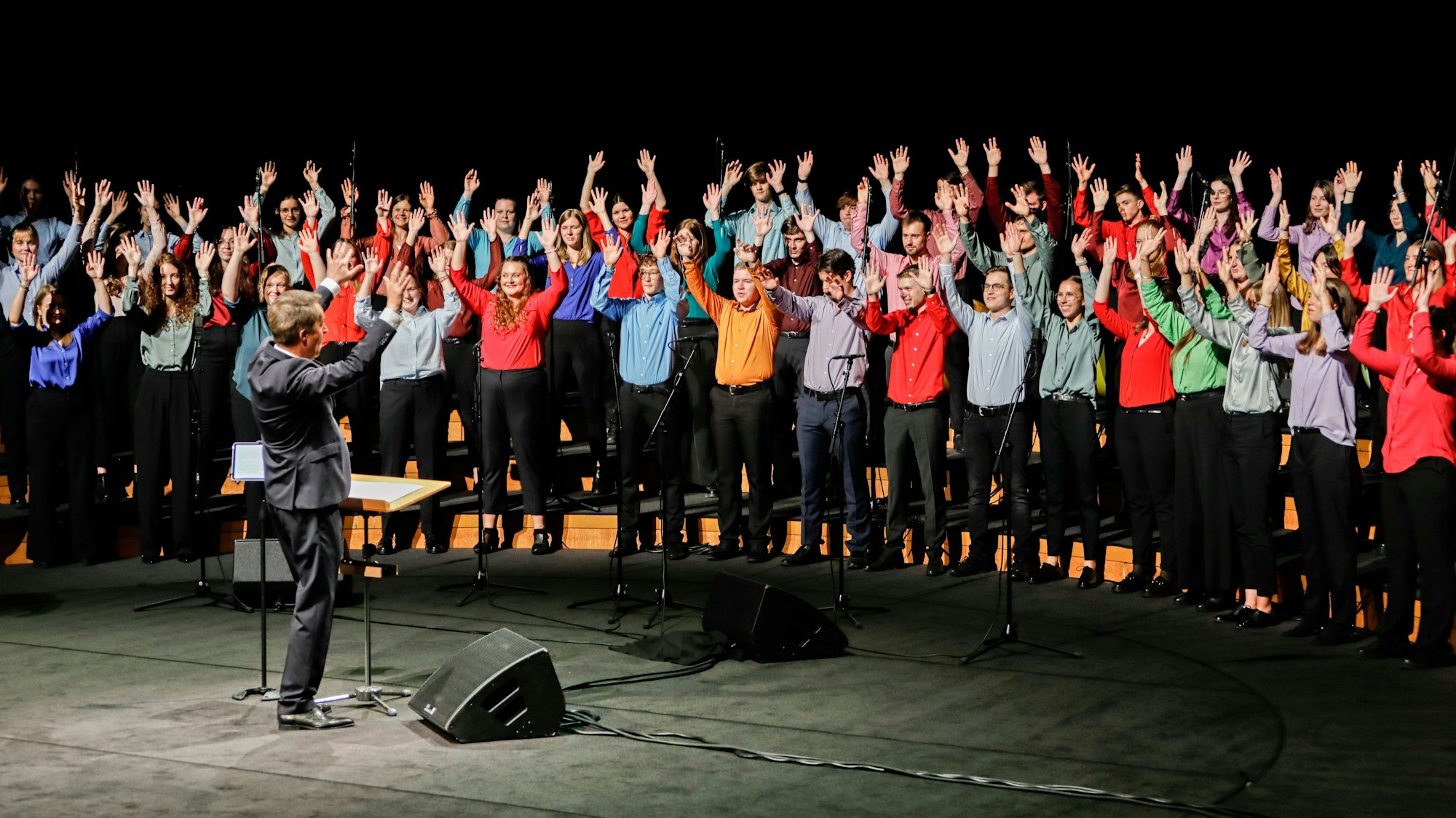 Der Jugendchor St. Stephan in der Philharmonie.