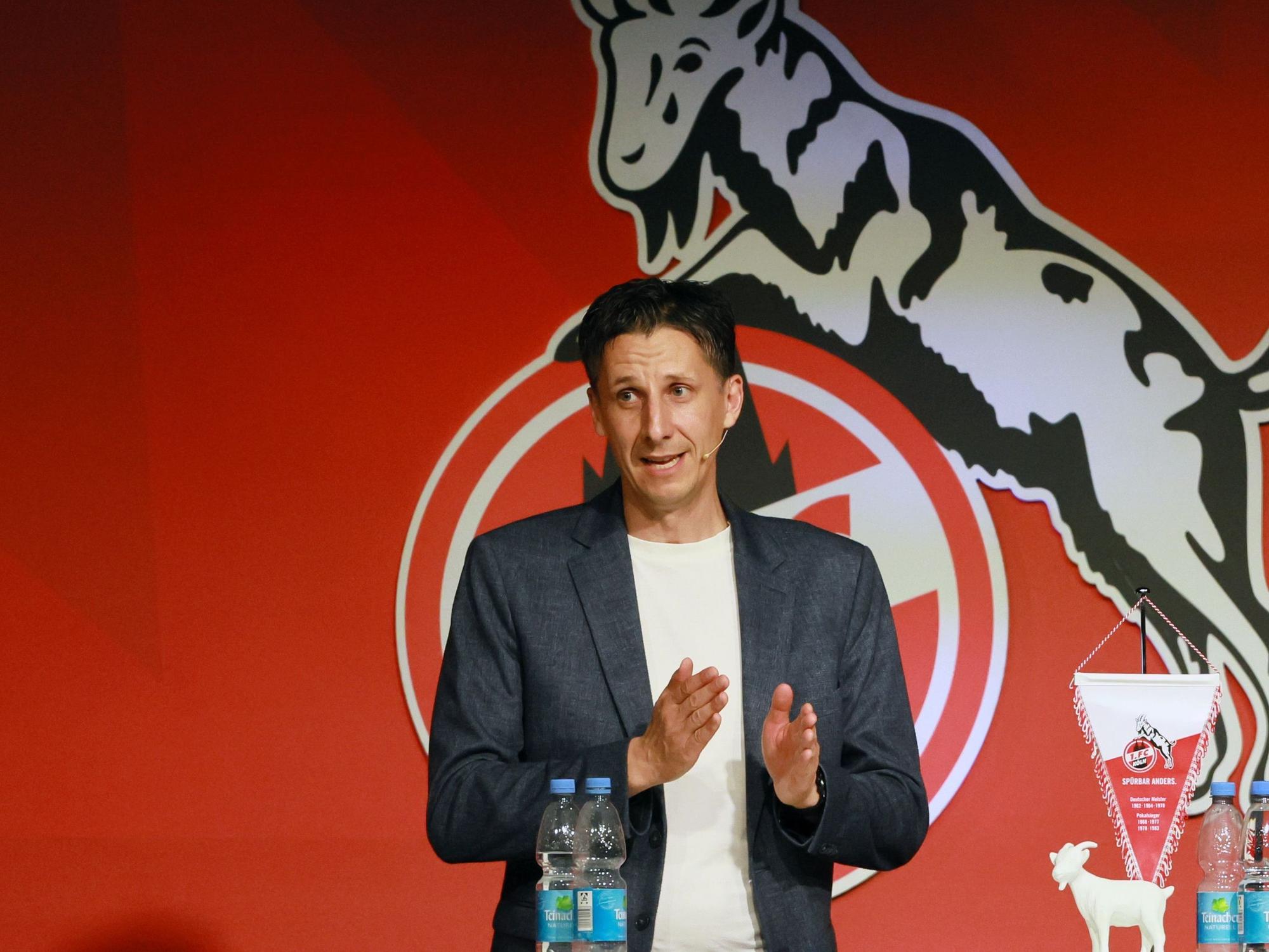 Christian Keller beim Mitgliederstammtisch.