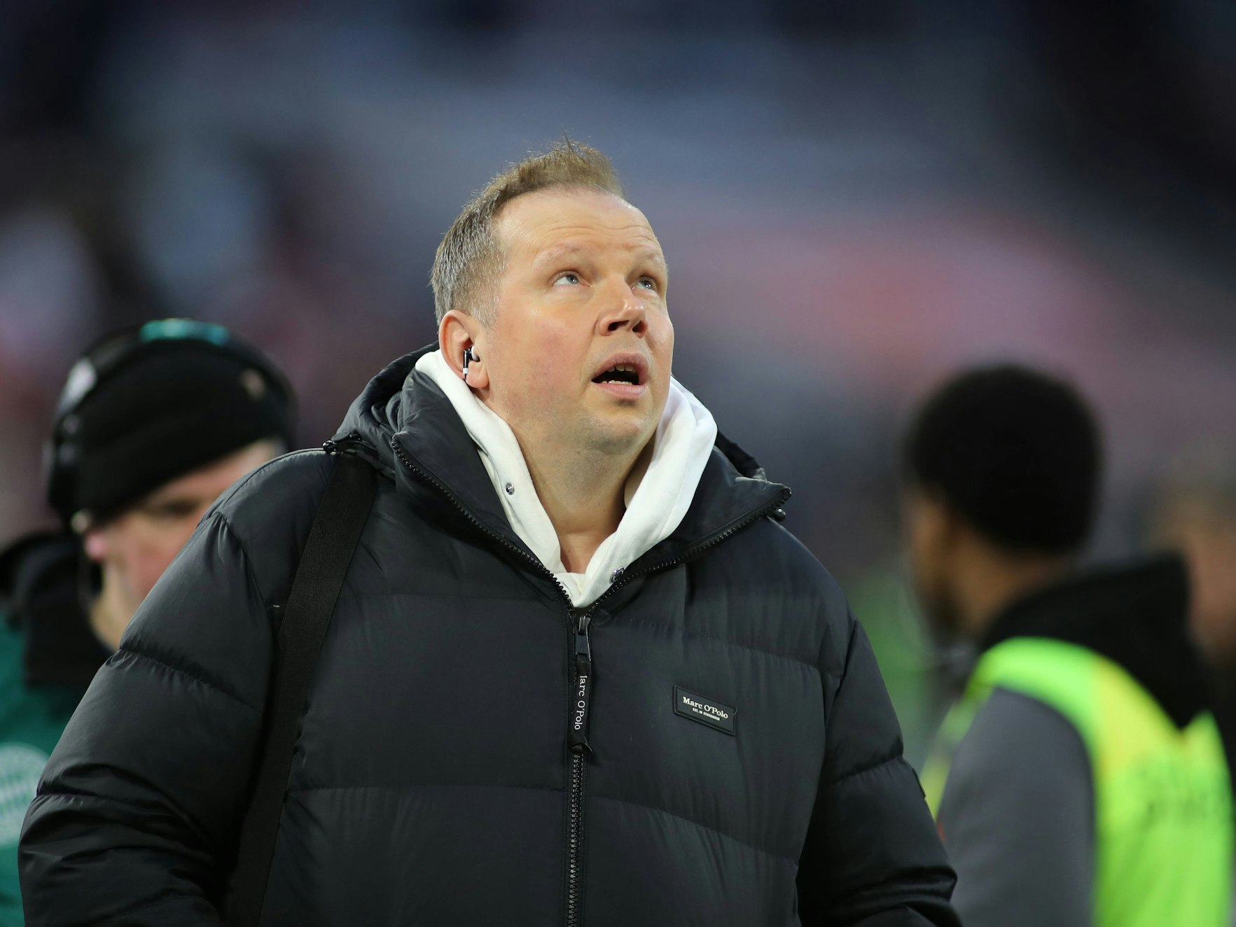 Wolff Fuss vor der Bundesliga-Partie FC Bayern München gegen RB Leipzig.