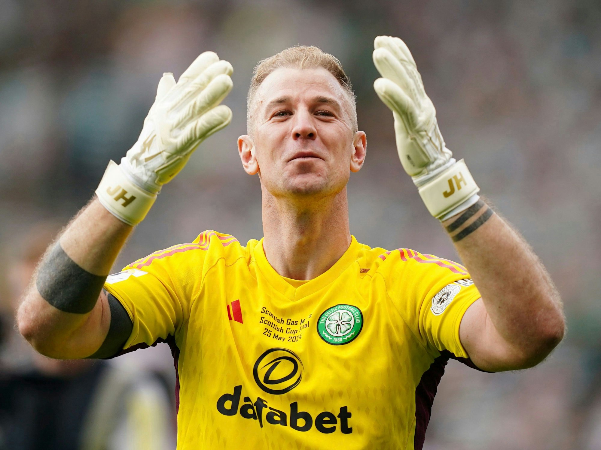 Ex-Keeper Joe Hart bedankt sich bei den Fans.