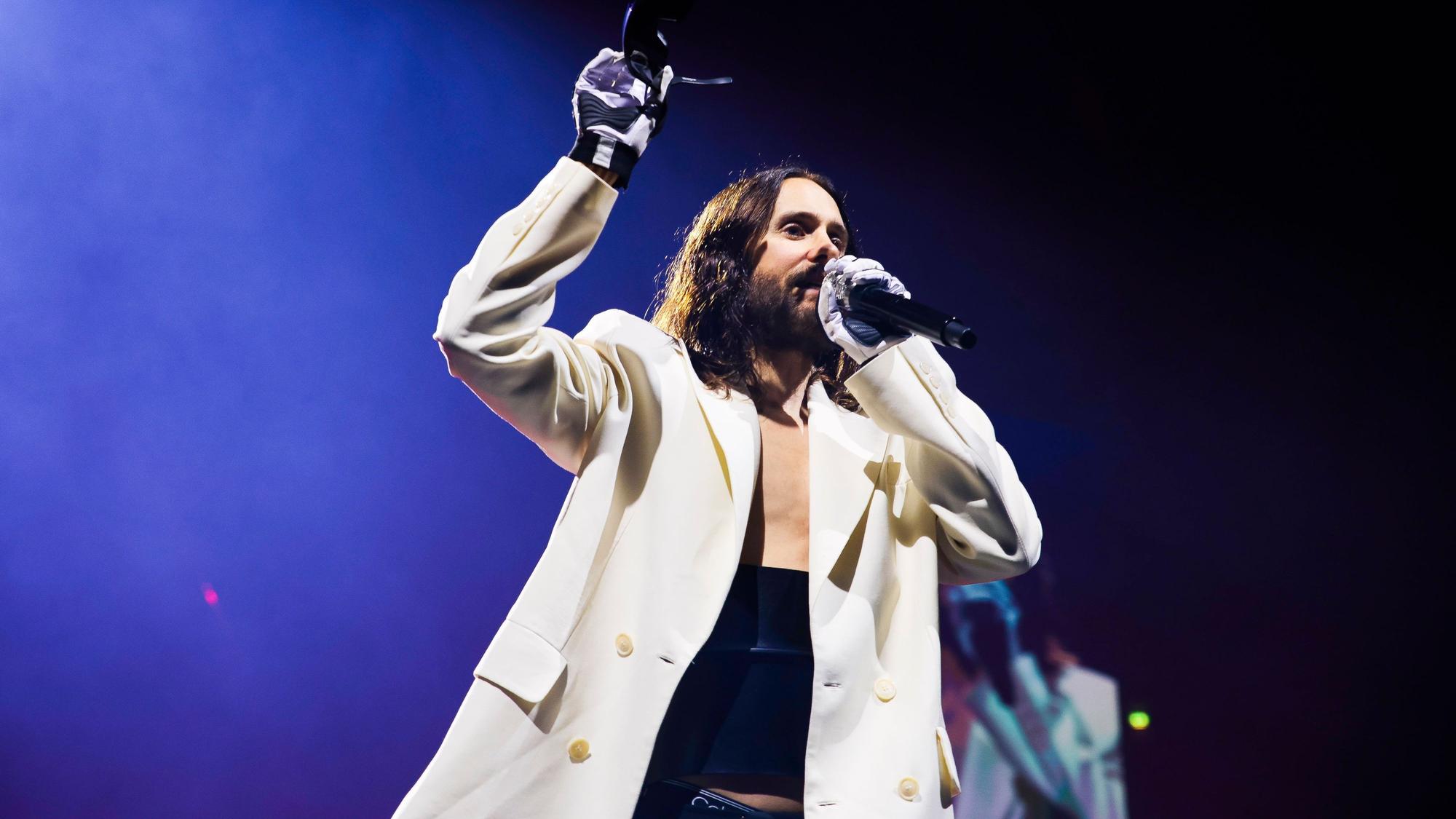 Konzert von Thirty Seconds to Mars mit Leadsänger Jared Leto in der Lanxess-Arena.