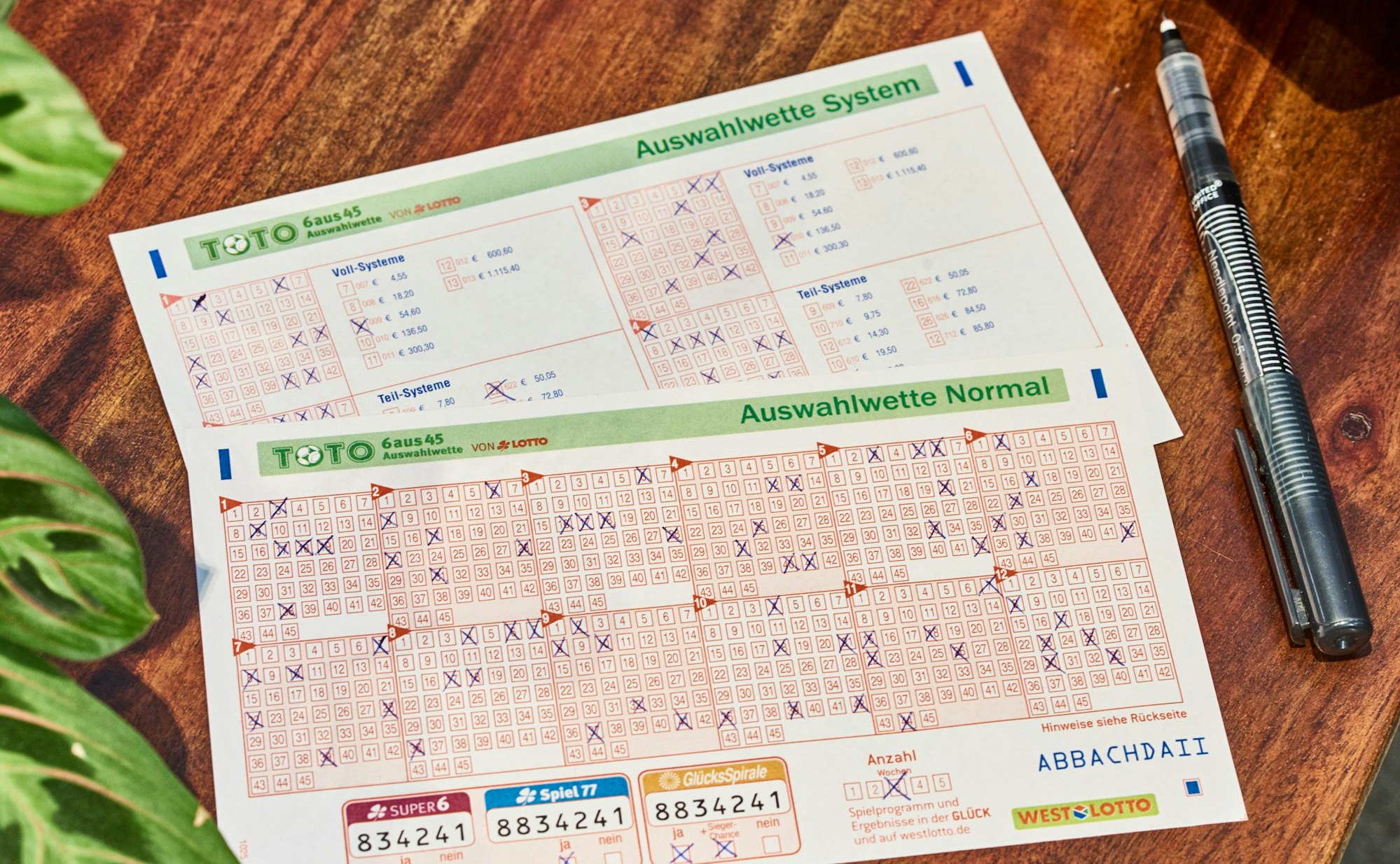TOTO-Auswahlwette 6aus45