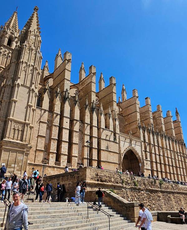 Die Kathedrale in Palma auf Mallorca.