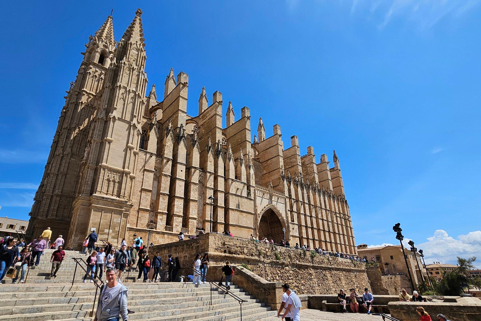Die Kathedrale in Palma auf Mallorca.