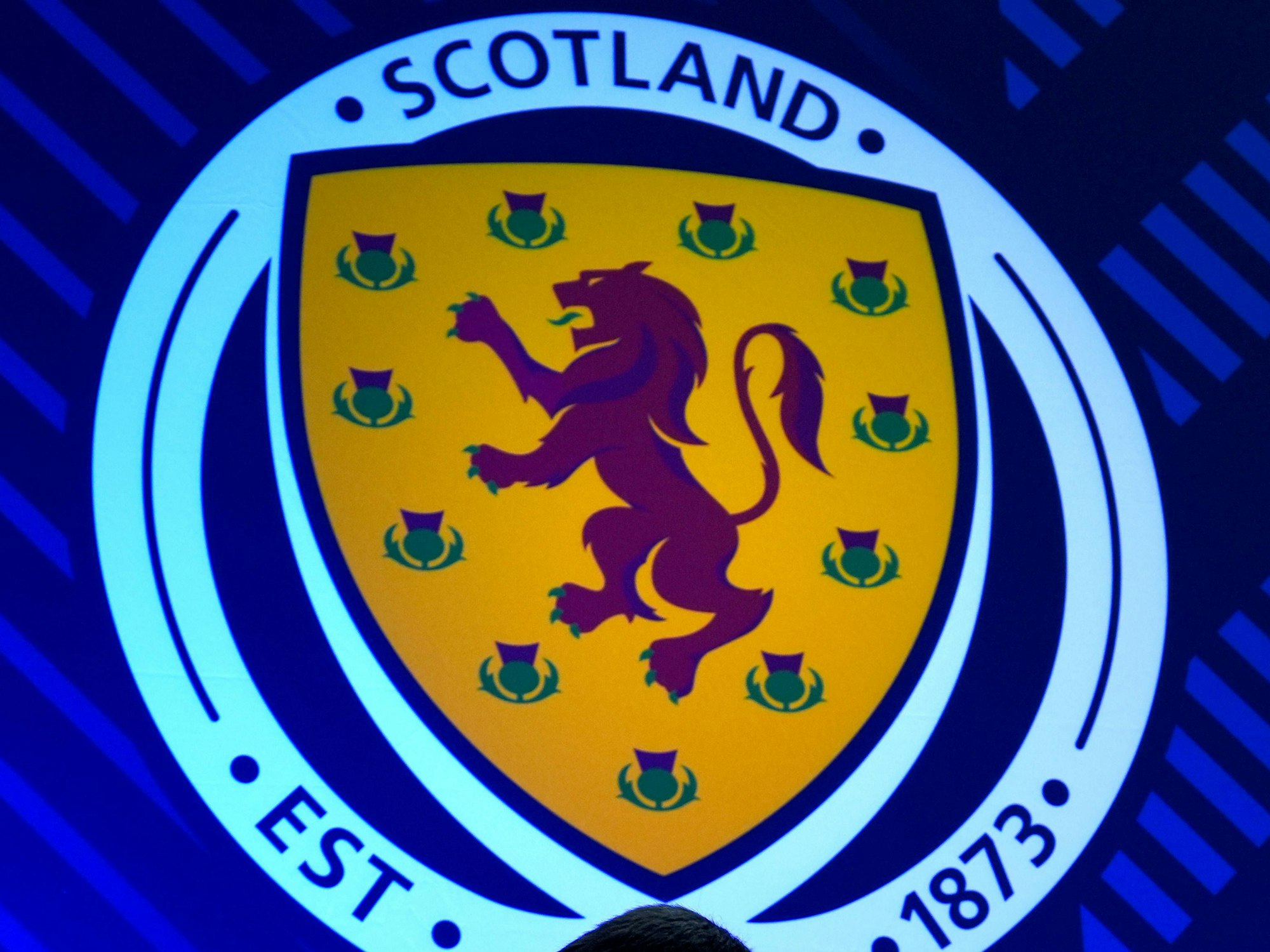 Das Schottland-Wappen.