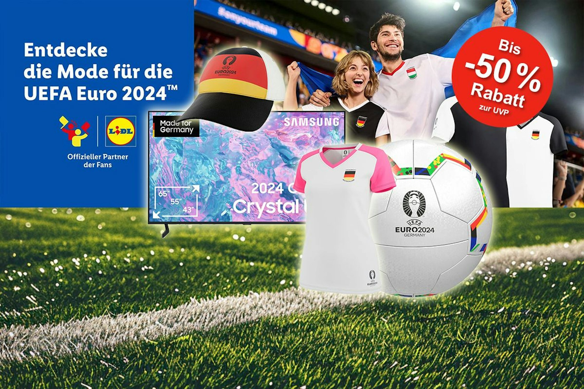 Mega EM Sale bei LIDL: Spare bis zu 50% auf Mode, SmartTVs und Zubehör