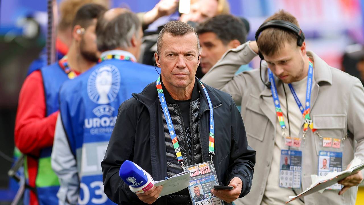 RTL-Experte Lothar Matthäus vor dem Spiel Polen gegen die Niederlande am 16. Juni 2024 in Hamburg.
