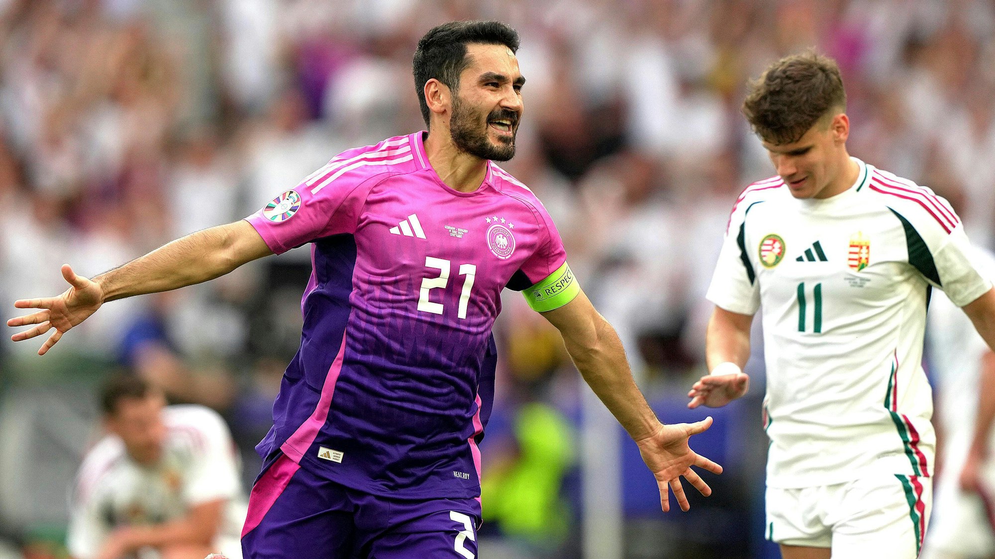 Ilkay Gündogan jubelt.