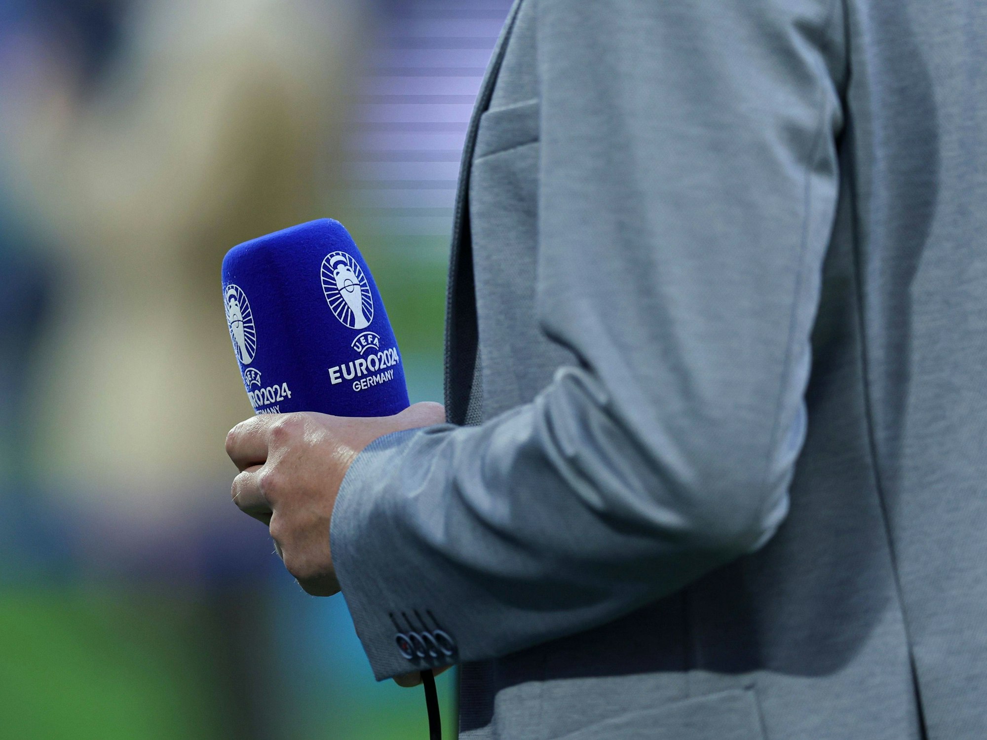 Mikrofon bei der EM 2024.