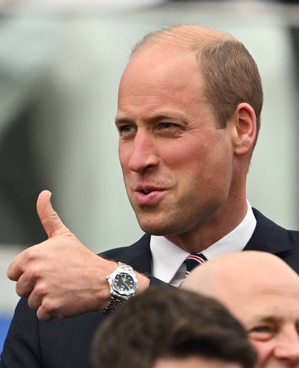 Prinz William besuchte am 20. Juni das Vorrunden-Spiel der Fußball-EM zwischen England und Dänemark in Frankfurt am Main.