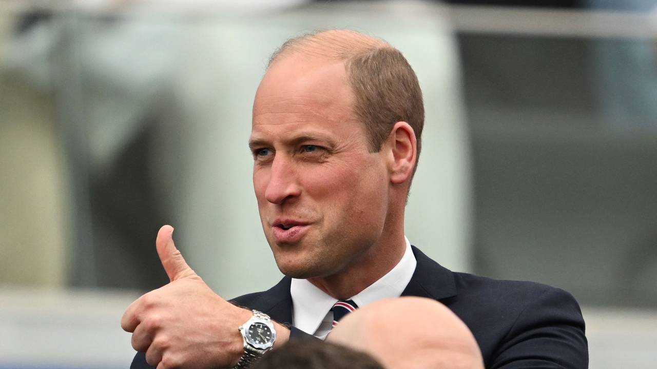 Prinz William besuchte am 20. Juni das Vorrunden-Spiel der Fußball-EM zwischen England und Dänemark in Frankfurt am Main.