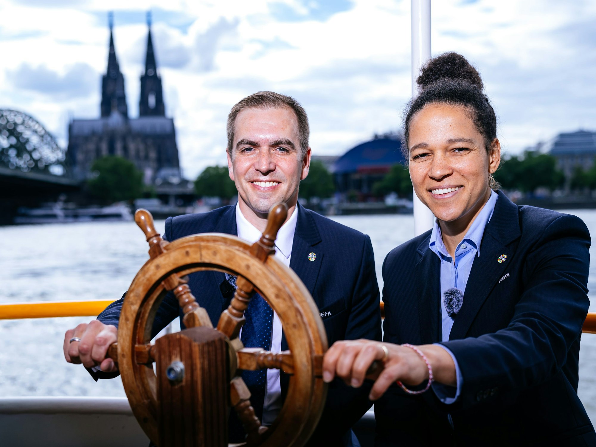 Philipp Lahm und Celia Sasic.