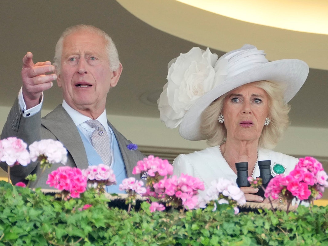 König Charles III (L) und Königin Camilla beim Royal Ascot am 22. Juni 2024 in London.