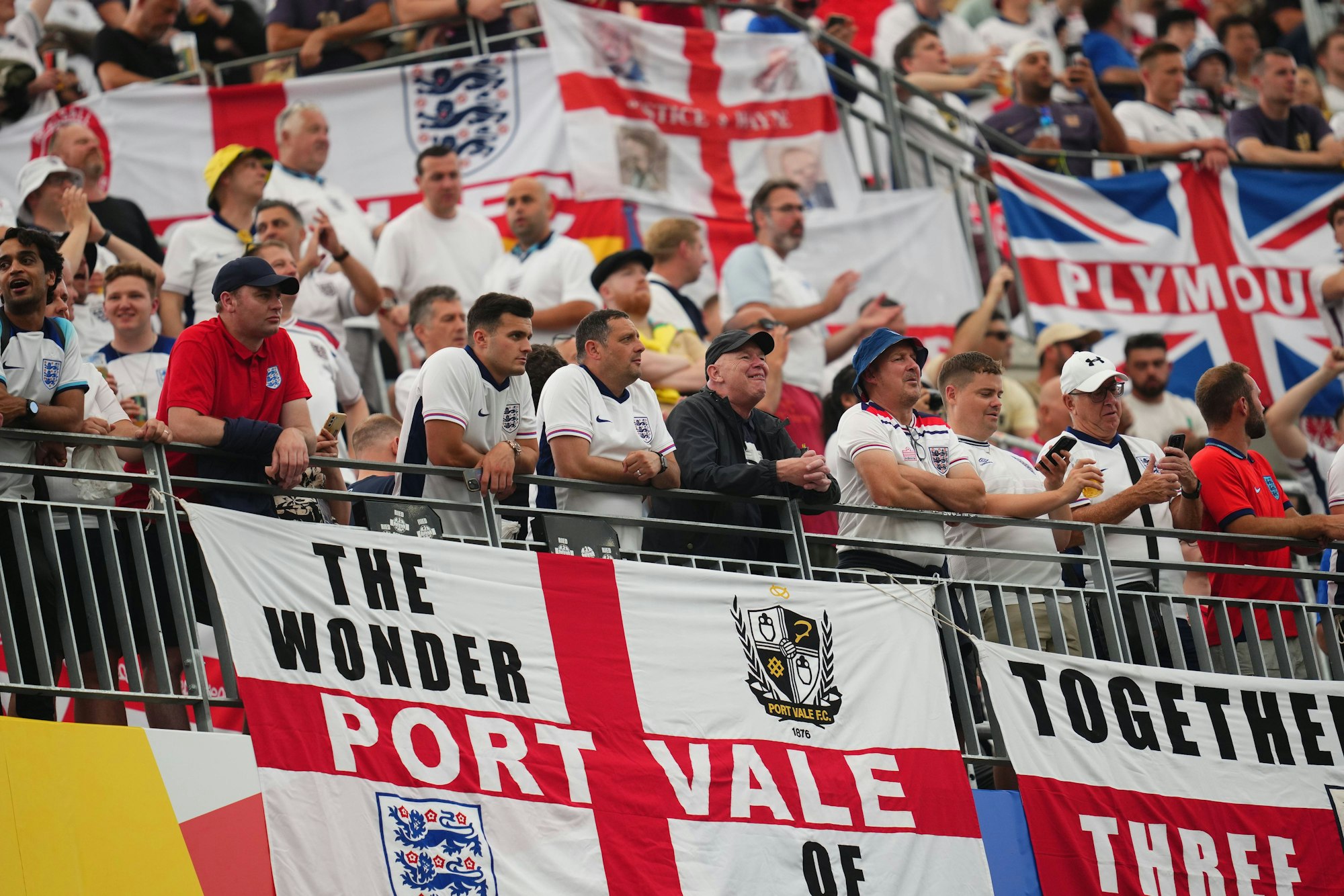 England-Fans im Frankfurter Stadion.